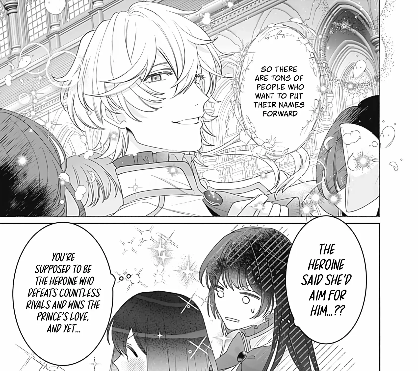 Mipurei no Otome Gēmu ni Tensei shita Heibon Reijō wa Seinaru Shishū no Ito o Sasu Bunssatsu-ban Chapter 3 page 45 - 