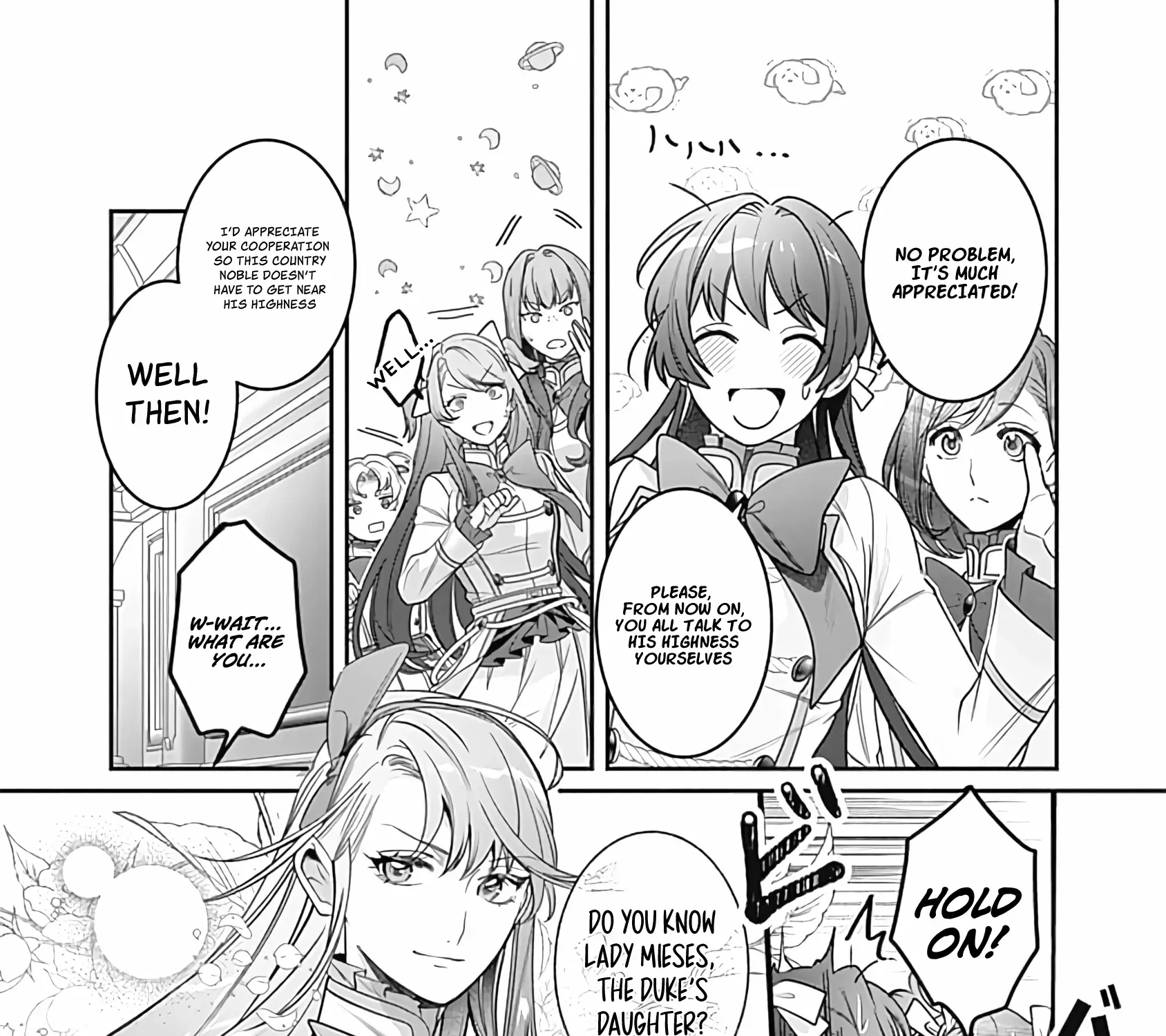 Mipurei no Otome Gēmu ni Tensei shita Heibon Reijō wa Seinaru Shishū no Ito o Sasu Bunssatsu-ban Chapter 4 page 16 - 