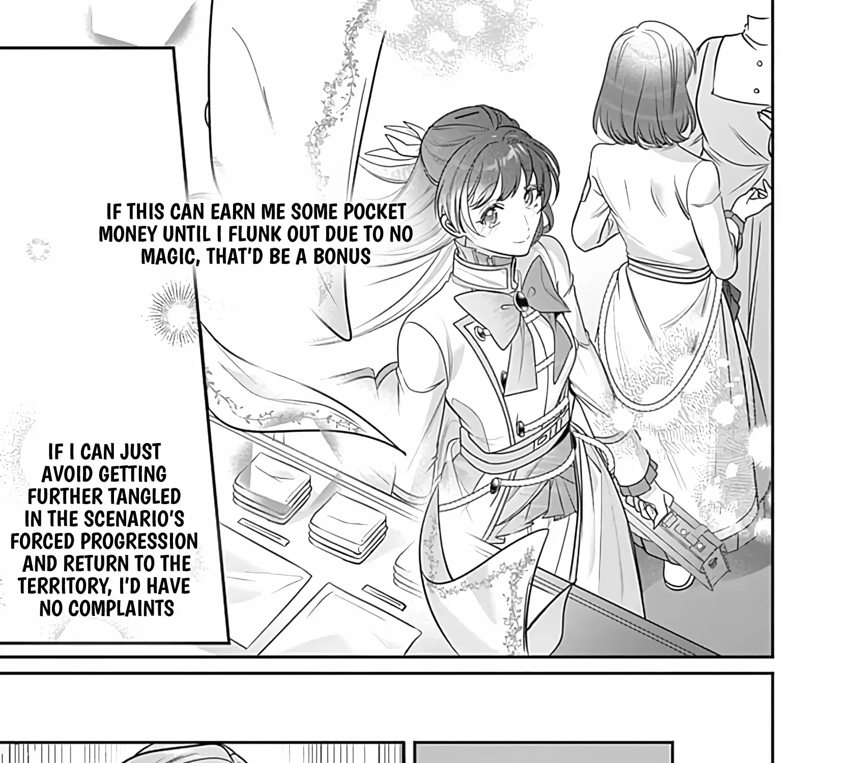 Mipurei no Otome Gēmu ni Tensei shita Heibon Reijō wa Seinaru Shishū no Ito o Sasu Bunssatsu-ban Chapter 4 page 40 - 