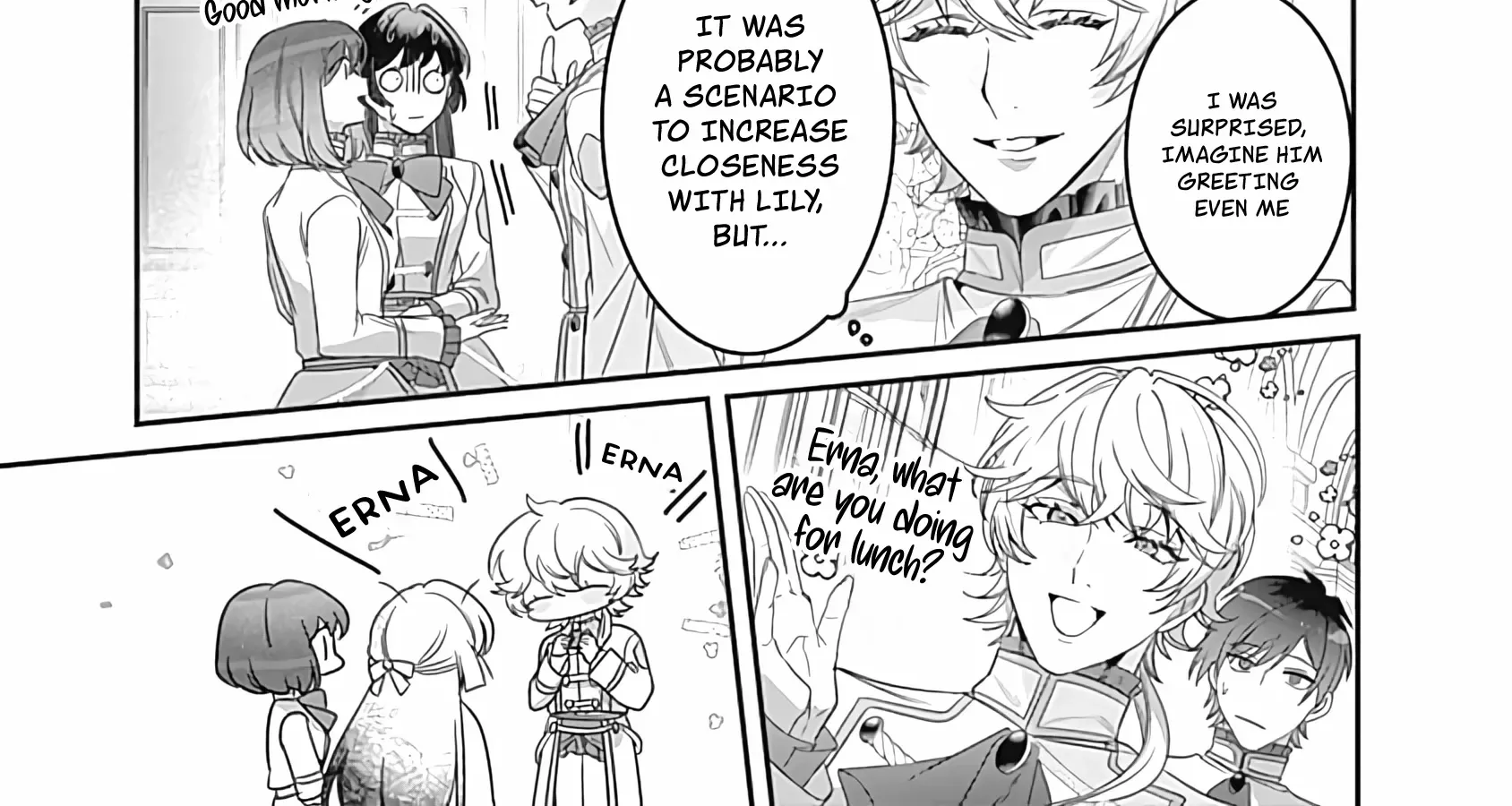 Mipurei no Otome Gēmu ni Tensei shita Heibon Reijō wa Seinaru Shishū no Ito o Sasu Bunssatsu-ban Chapter 4 page 9 - 