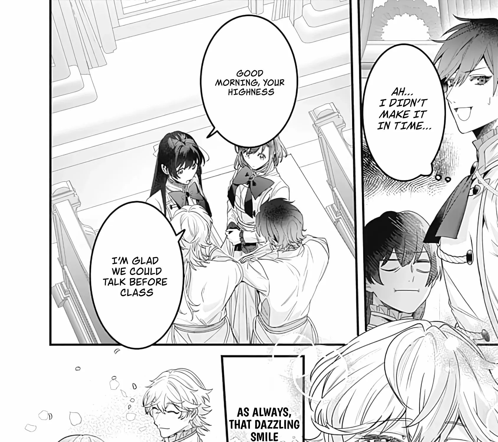 Mipurei no Otome Gēmu ni Tensei shita Heibon Reijō wa Seinaru Shishū no Ito o Sasu Bunssatsu-ban Chapter 5 page 12 - 