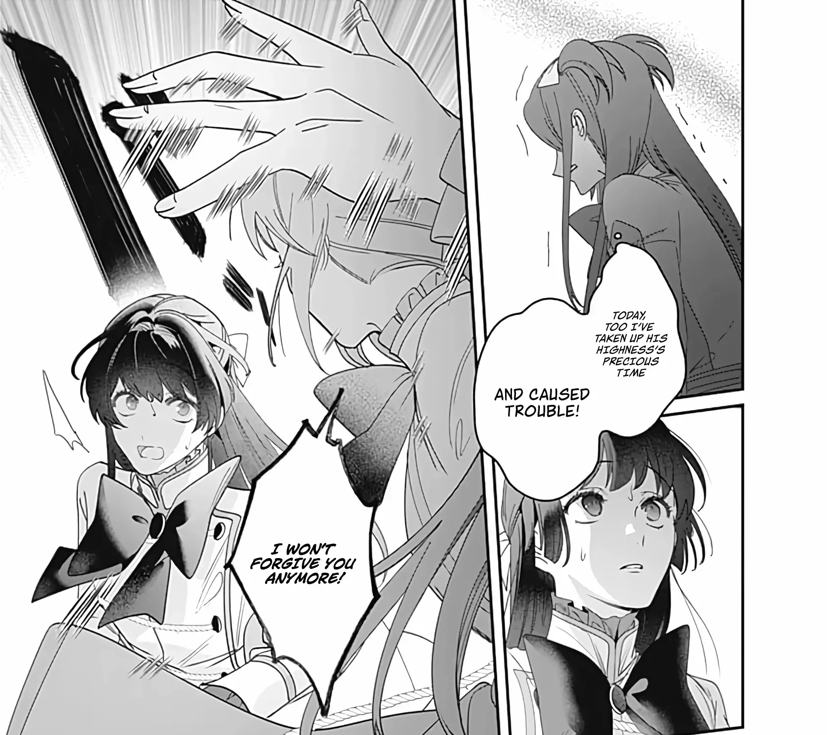 Mipurei no Otome Gēmu ni Tensei shita Heibon Reijō wa Seinaru Shishū no Ito o Sasu Bunssatsu-ban Chapter 5 page 34 - 