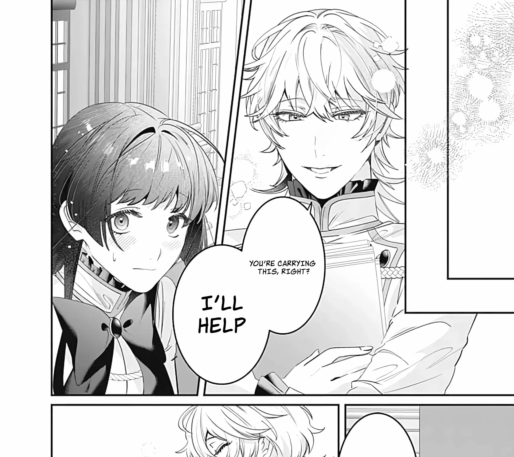 Mipurei no Otome Gēmu ni Tensei shita Heibon Reijō wa Seinaru Shishū no Ito o Sasu Bunssatsu-ban Chapter 5 page 44 - 