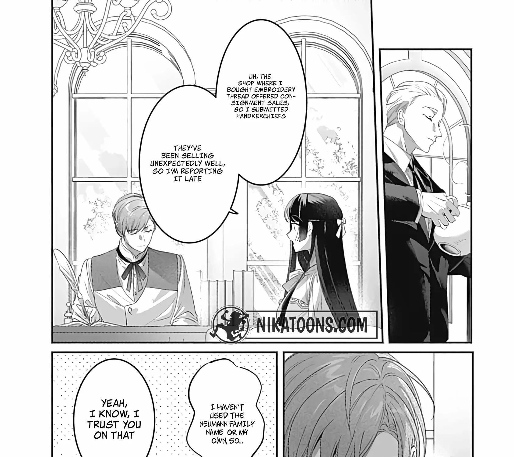 Mipurei no Otome Gēmu ni Tensei shita Heibon Reijō wa Seinaru Shishū no Ito o Sasu Bunssatsu-ban Chapter 6 page 31 - 