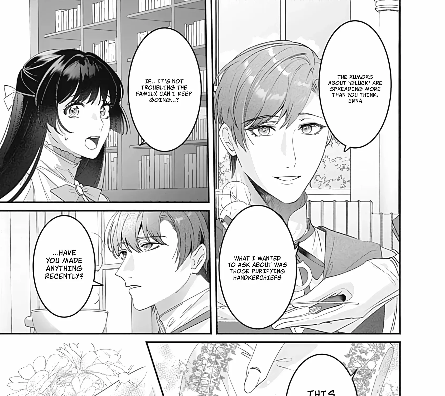 Mipurei no Otome Gēmu ni Tensei shita Heibon Reijō wa Seinaru Shishū no Ito o Sasu Bunssatsu-ban Chapter 6 page 33 - 