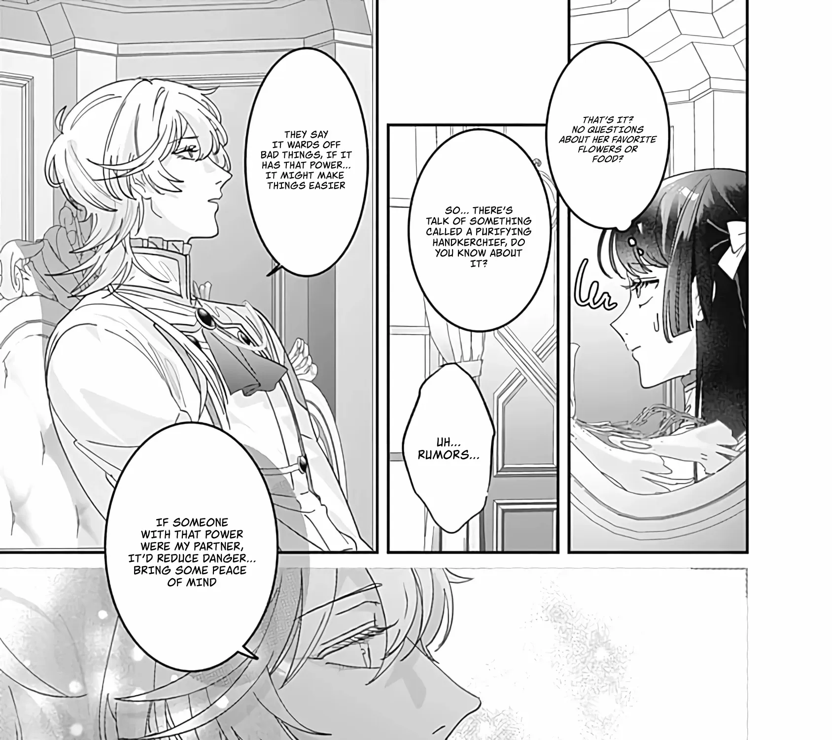 Mipurei no Otome Gēmu ni Tensei shita Heibon Reijō wa Seinaru Shishū no Ito o Sasu Bunssatsu-ban Chapter 6 page 49 - 