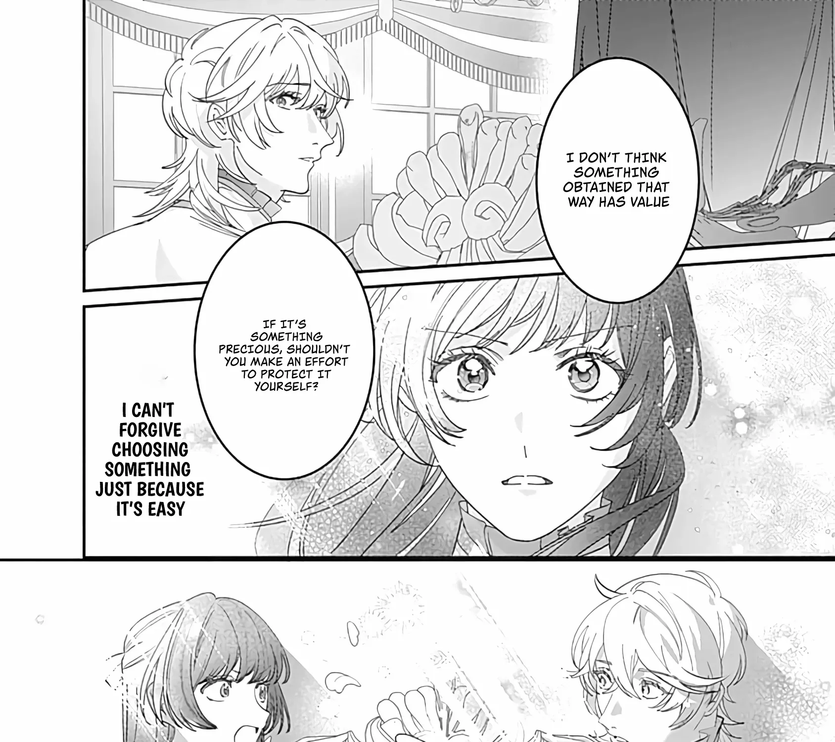Mipurei no Otome Gēmu ni Tensei shita Heibon Reijō wa Seinaru Shishū no Ito o Sasu Bunssatsu-ban Chapter 6 page 51 - 
