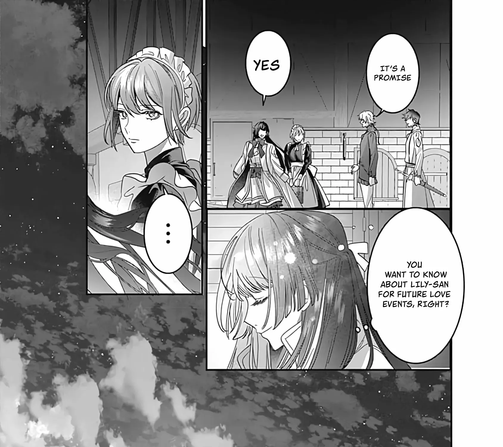 Mipurei no Otome Gēmu ni Tensei shita Heibon Reijō wa Seinaru Shishū no Ito o Sasu Bunssatsu-ban Chapter 7 page 45 - 