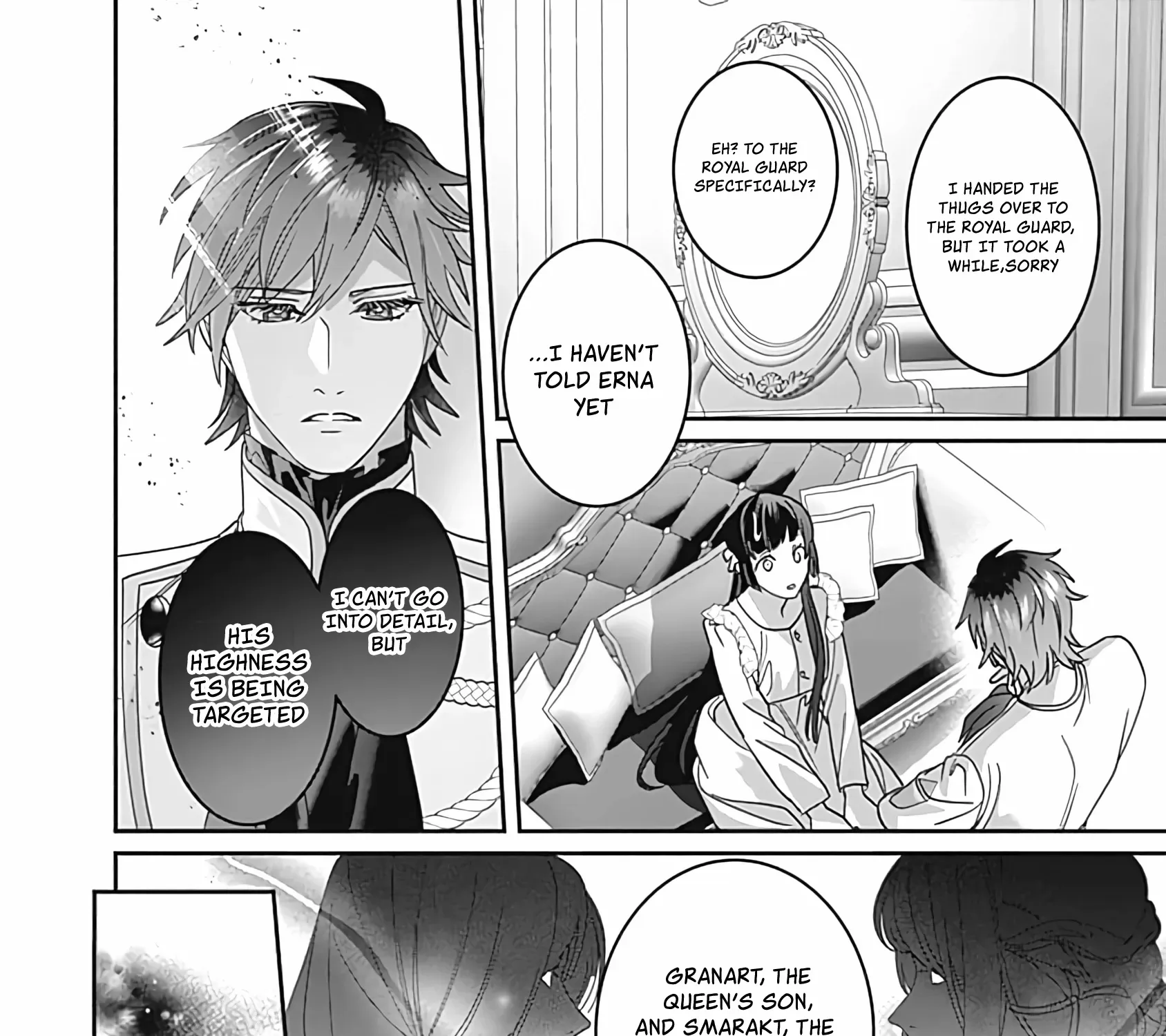 Mipurei no Otome Gēmu ni Tensei shita Heibon Reijō wa Seinaru Shishū no Ito o Sasu Bunssatsu-ban Chapter 7 page 55 - 