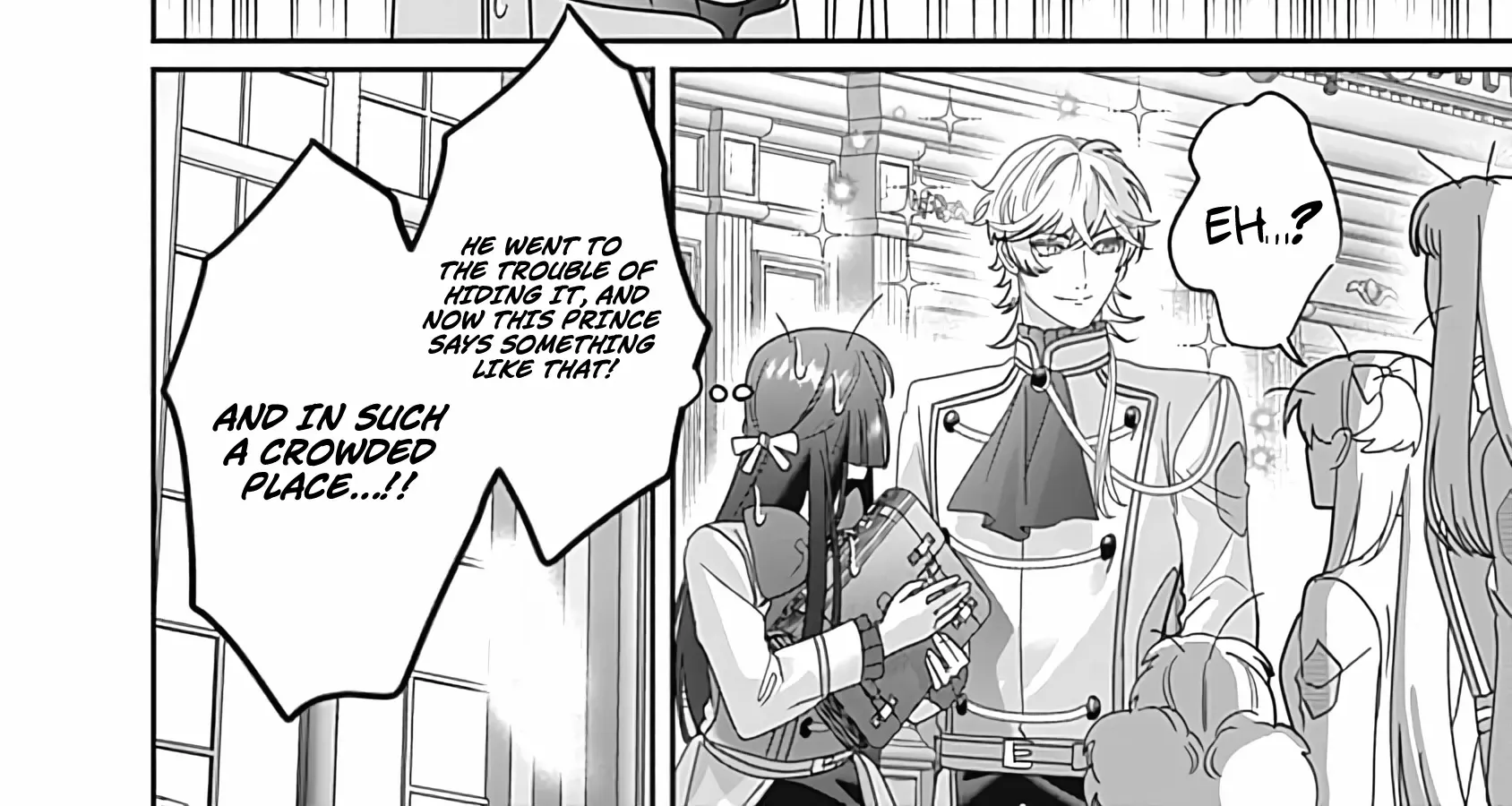Mipurei no Otome Gēmu ni Tensei shita Heibon Reijō wa Seinaru Shishū no Ito o Sasu Bunssatsu-ban Chapter 8 page 24 - 