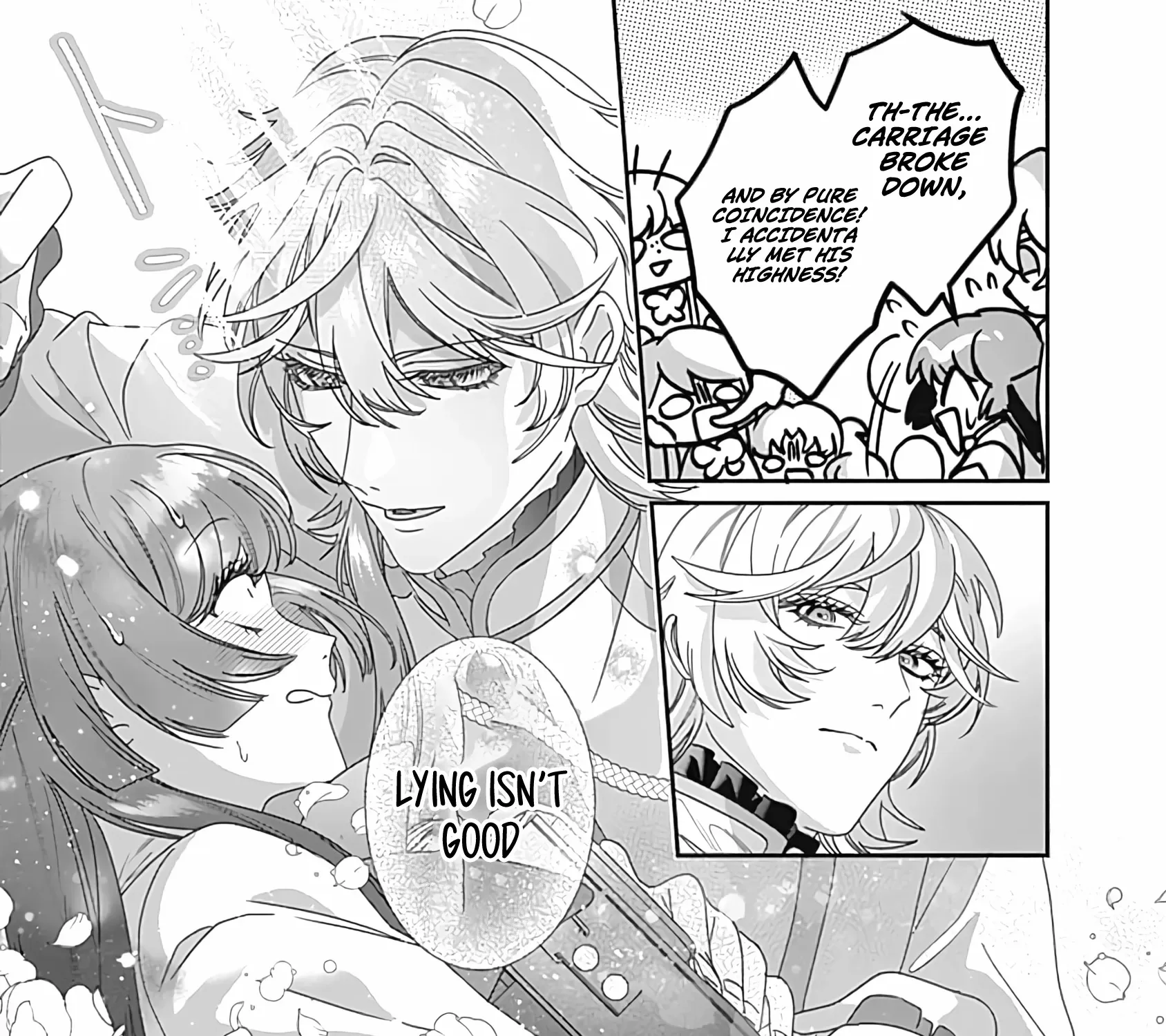 Mipurei no Otome Gēmu ni Tensei shita Heibon Reijō wa Seinaru Shishū no Ito o Sasu Bunssatsu-ban Chapter 8 page 25 - 