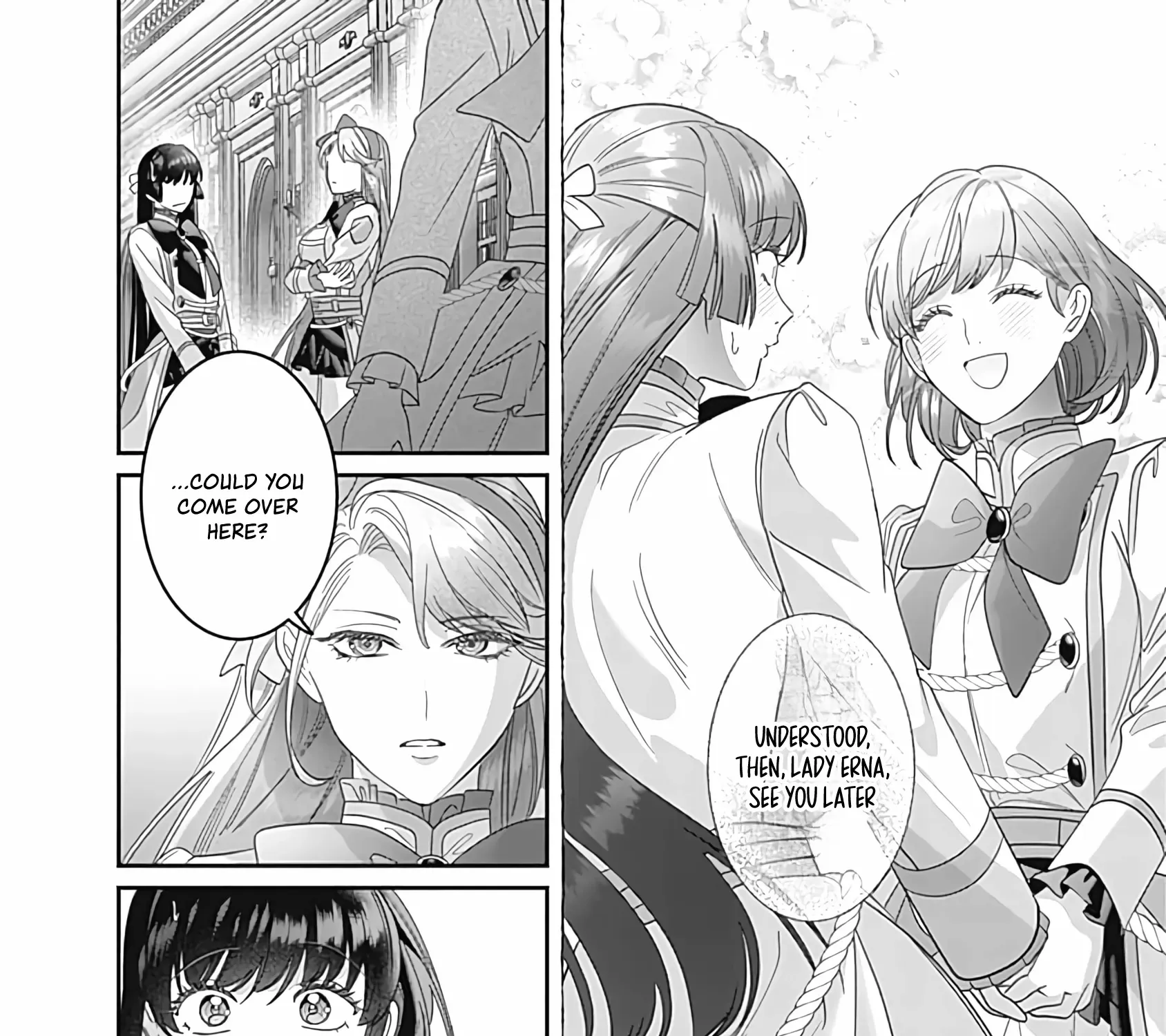 Mipurei no Otome Gēmu ni Tensei shita Heibon Reijō wa Seinaru Shishū no Ito o Sasu Bunssatsu-ban Chapter 8 page 39 - 