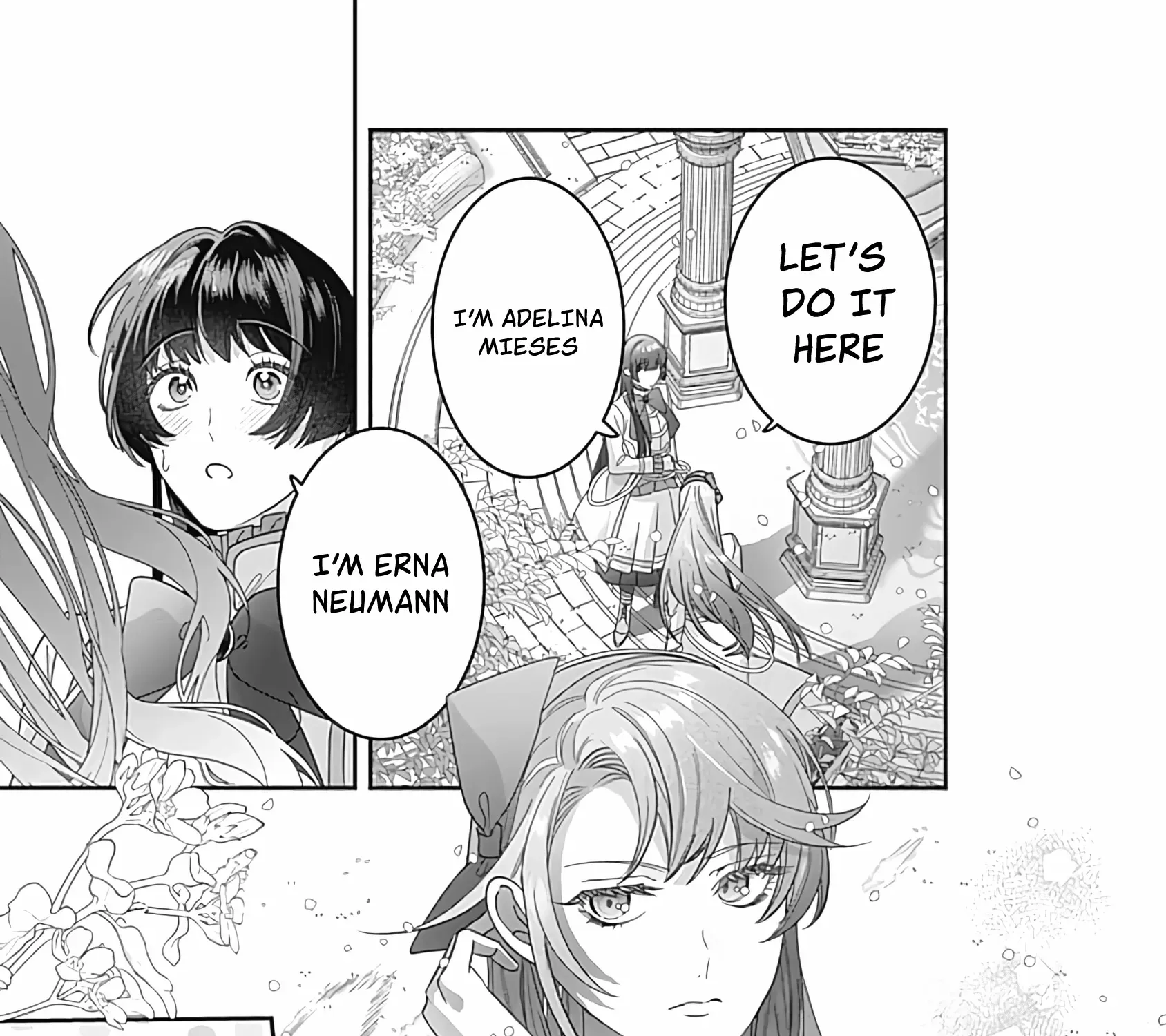 Mipurei no Otome Gēmu ni Tensei shita Heibon Reijō wa Seinaru Shishū no Ito o Sasu Bunssatsu-ban Chapter 8 page 41 - 
