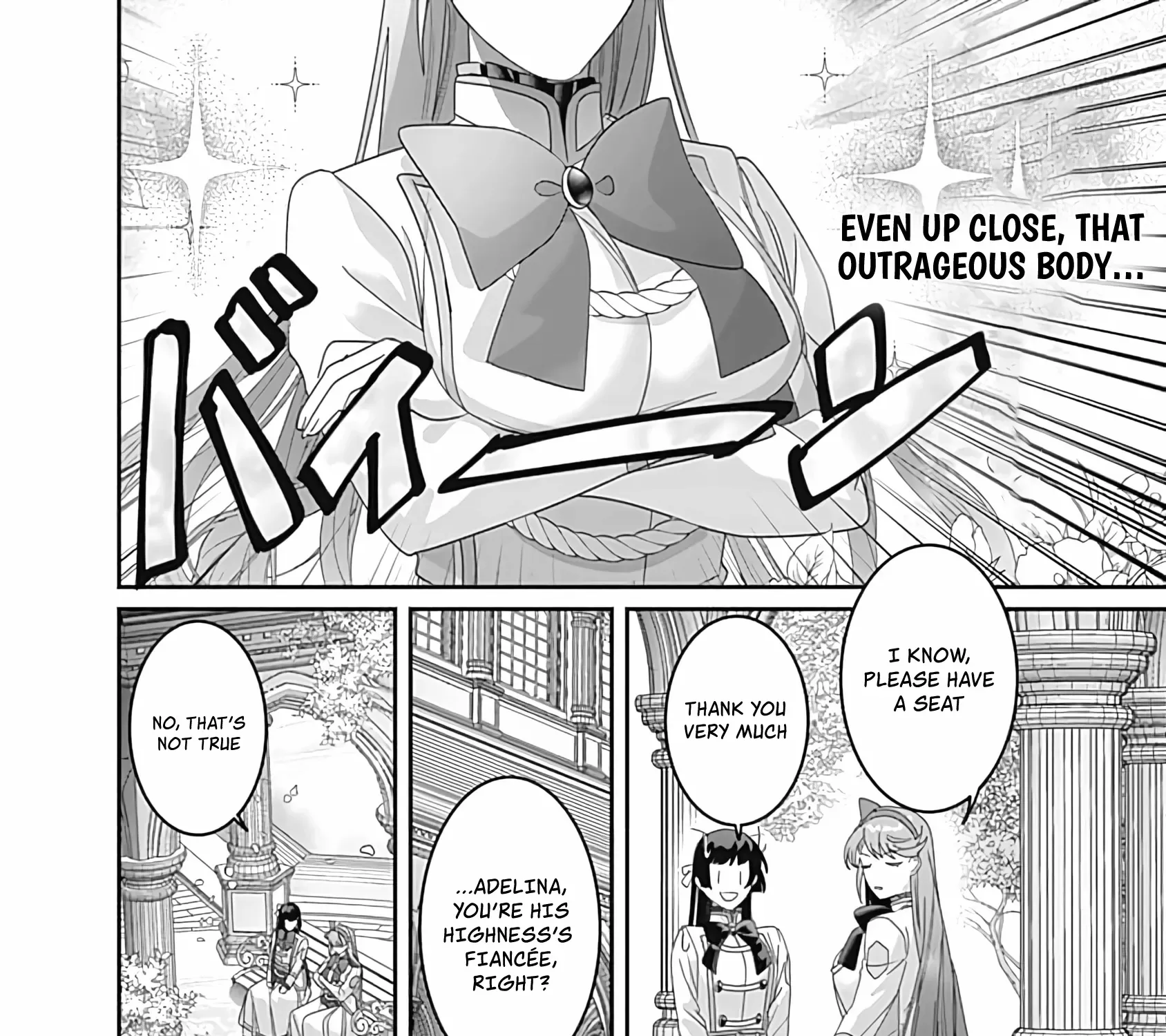 Mipurei no Otome Gēmu ni Tensei shita Heibon Reijō wa Seinaru Shishū no Ito o Sasu Bunssatsu-ban Chapter 8 page 43 - 