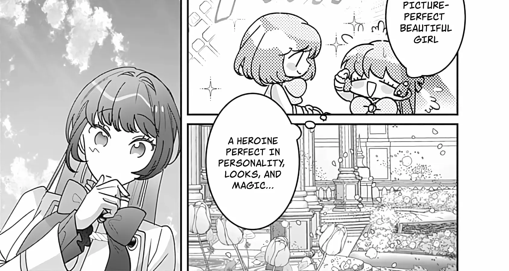 Mipurei no Otome Gēmu ni Tensei shita Heibon Reijō wa Seinaru Shishū no Ito o Sasu Bunssatsu-ban Chapter 8 page 54 - 