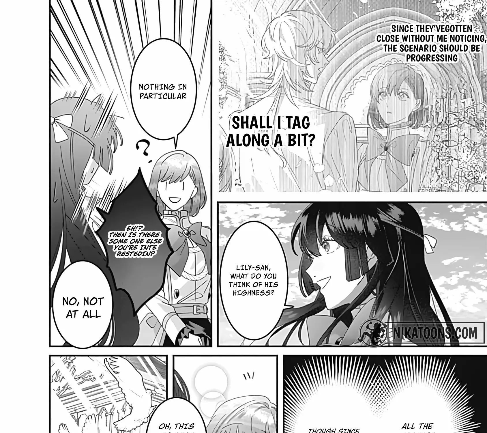 Mipurei no Otome Gēmu ni Tensei shita Heibon Reijō wa Seinaru Shishū no Ito o Sasu Bunssatsu-ban Chapter 8 page 55 - 