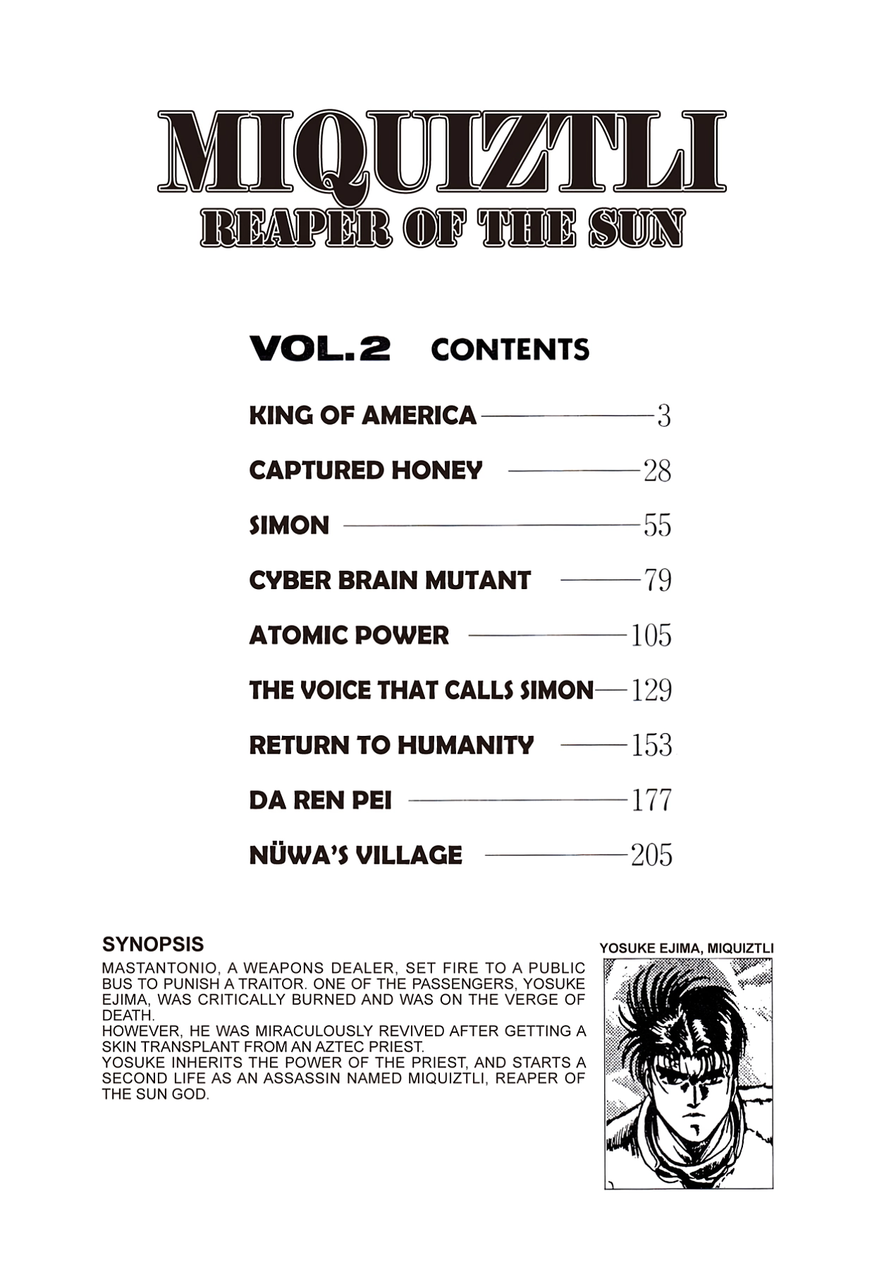 Miquiztli - Taiyou no Shinigami Chapter 6 page 3 - 