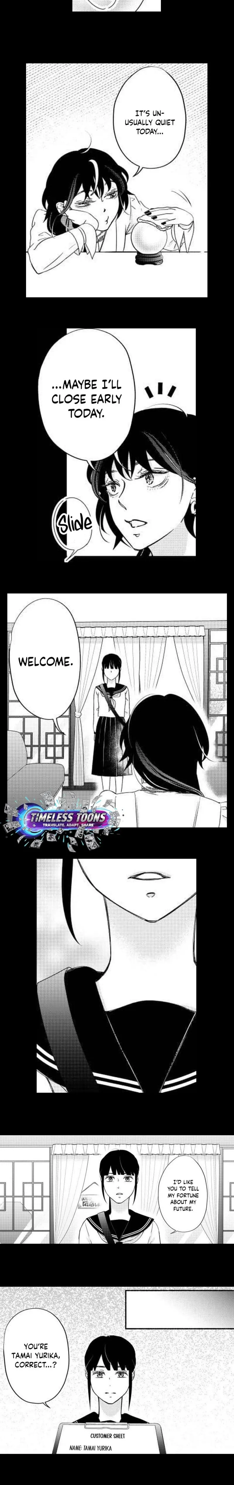 Mirai wa Watashi no Iu Toori: Fukushuu no Uranaishi Chapter 6 page 6 - 