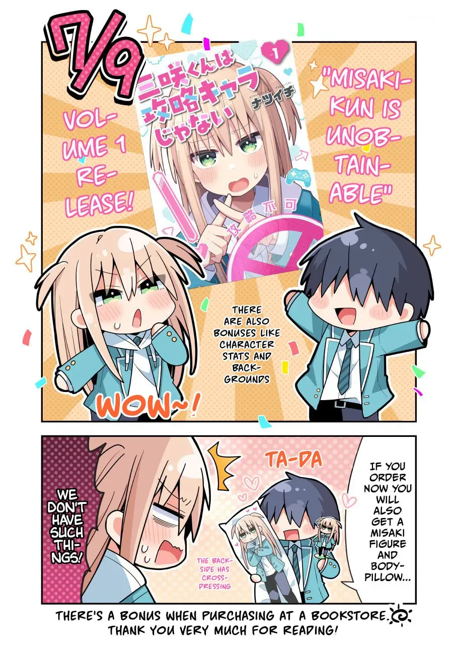 Misaki-kun wa Kouryaku-chara Janai Chapter 1.2 page 1 - 