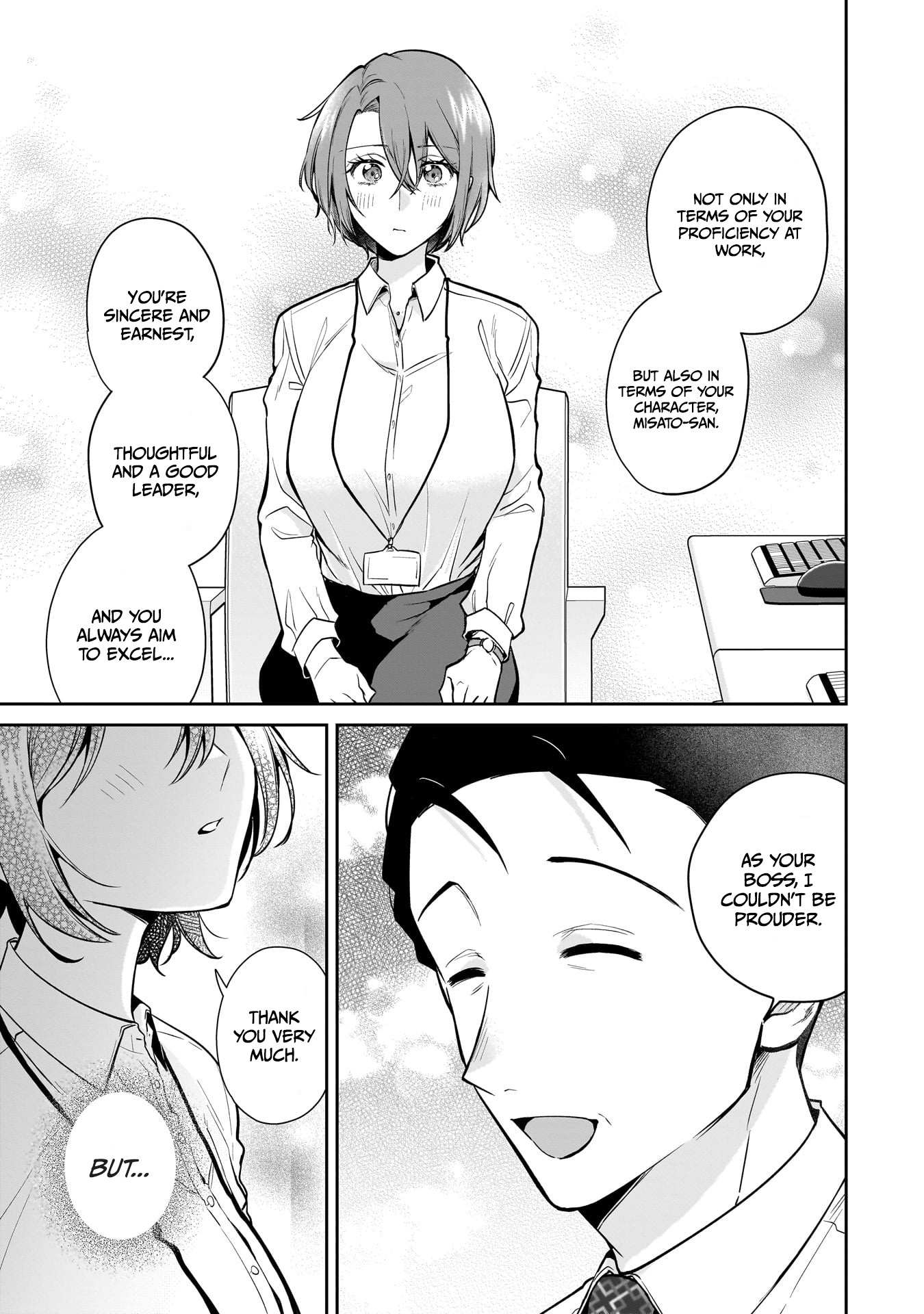 Misato-San Is A Bit Cold Towards Her Boss Who Pampers Chapter 14 page 17 - 