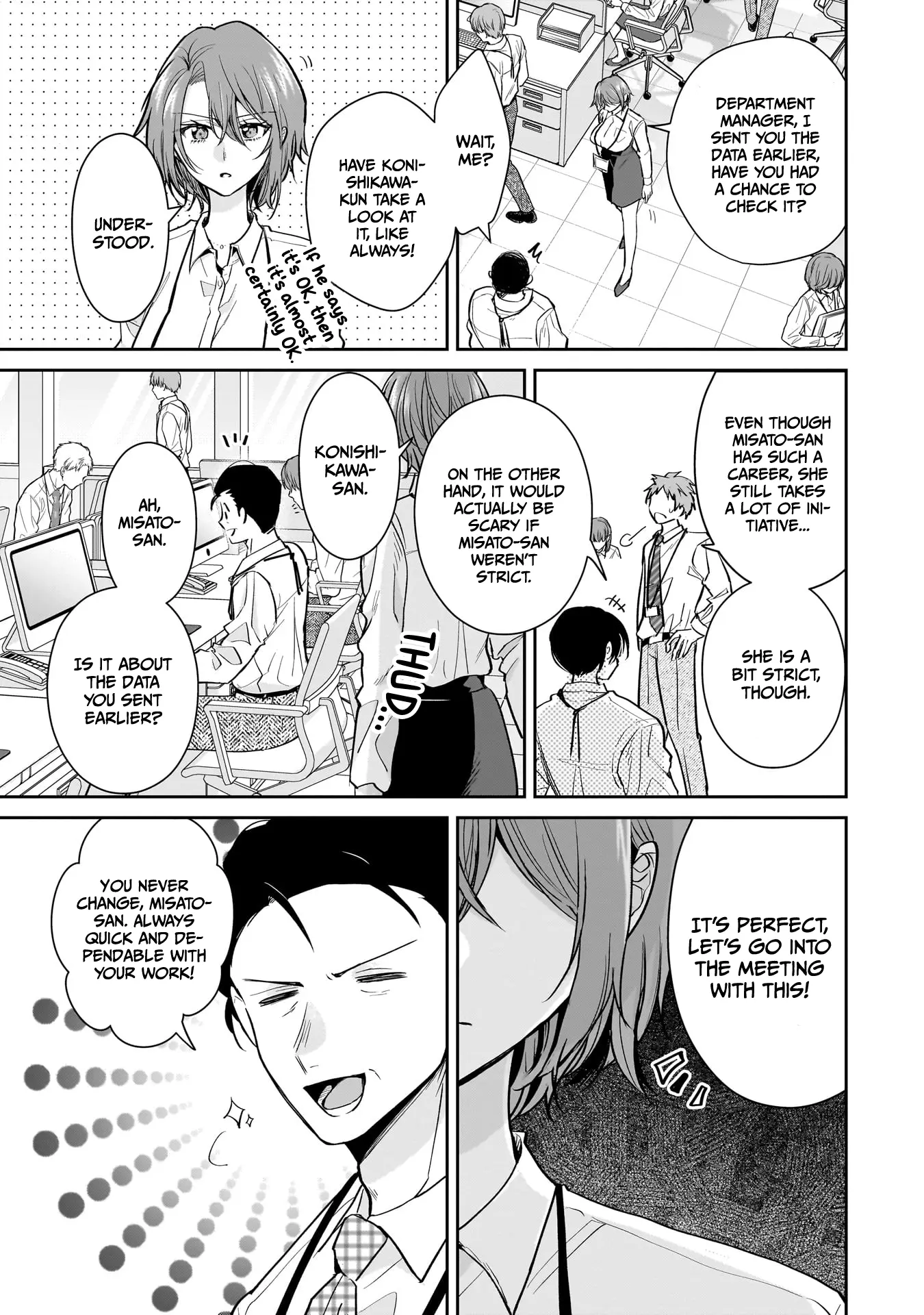 Misato-San Is A Bit Cold Towards Her Boss Who Pampers Chapter 18 page 4 - 