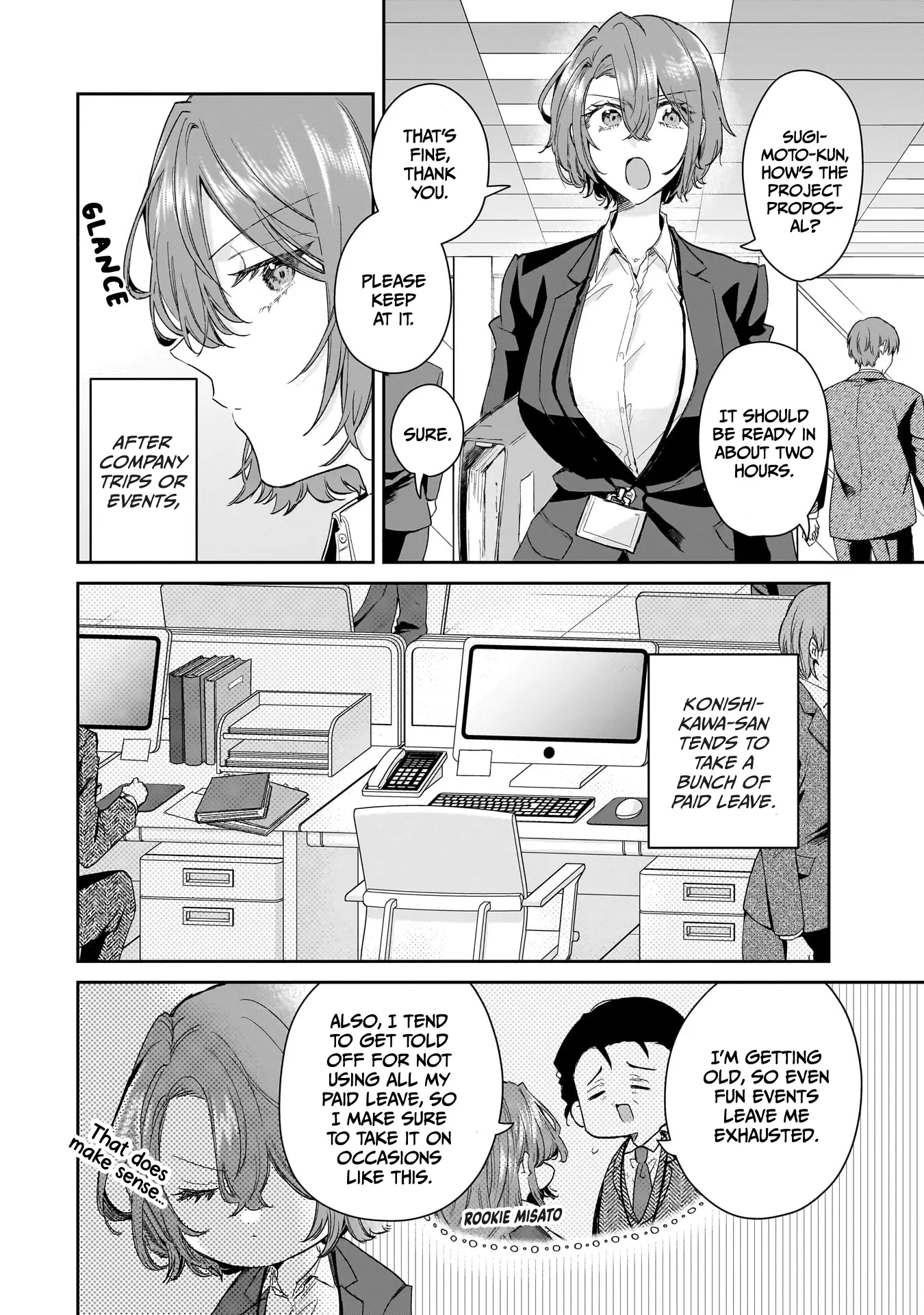 Misato-San Is A Bit Cold Towards Her Boss Who Pampers Chapter 27 page 2 - 