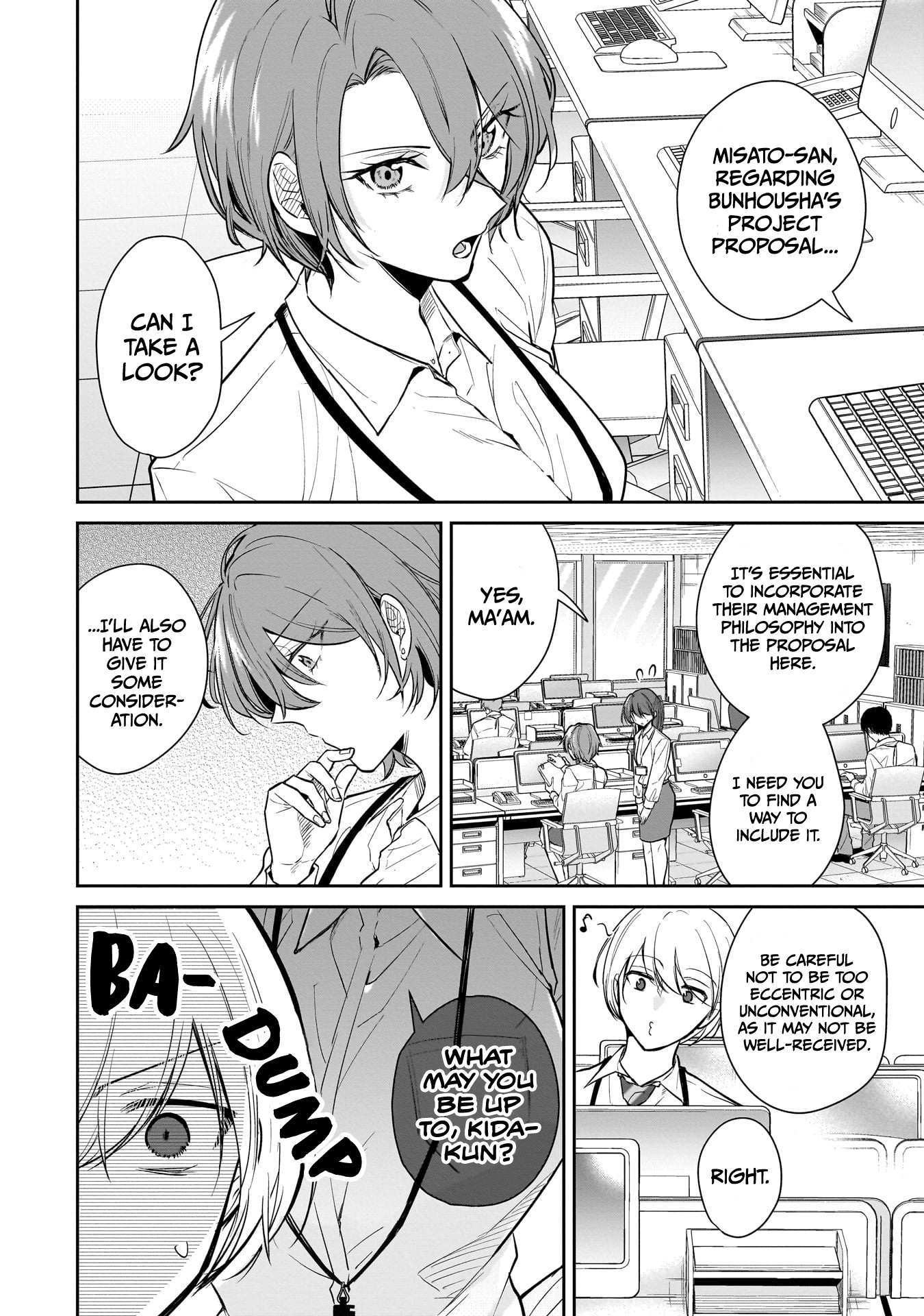 Misato-San Is A Bit Cold Towards Her Boss Who Pampers Chapter 3 page 3 - 