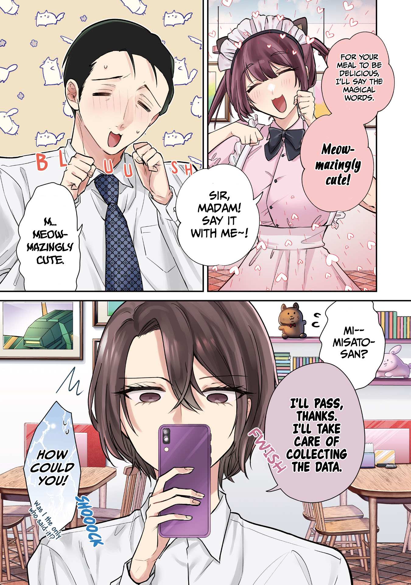 Misato-San Is A Bit Cold Towards Her Boss Who Pampers Chapter 5 page 1 - 