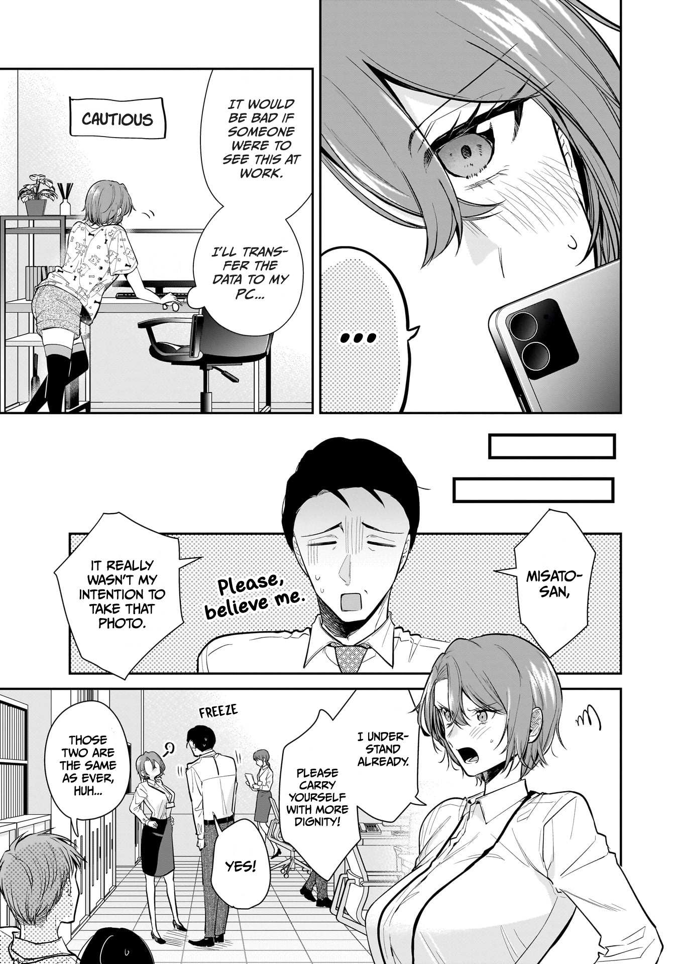 Misato-San Is A Bit Cold Towards Her Boss Who Pampers Chapter 9 page 19 - 