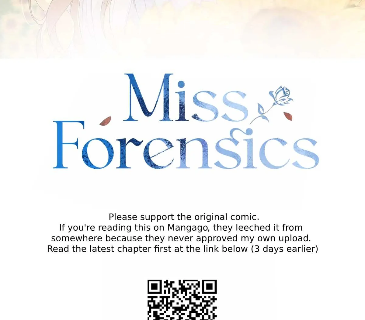 Miss Forensics Chapter 1 page 3 - 