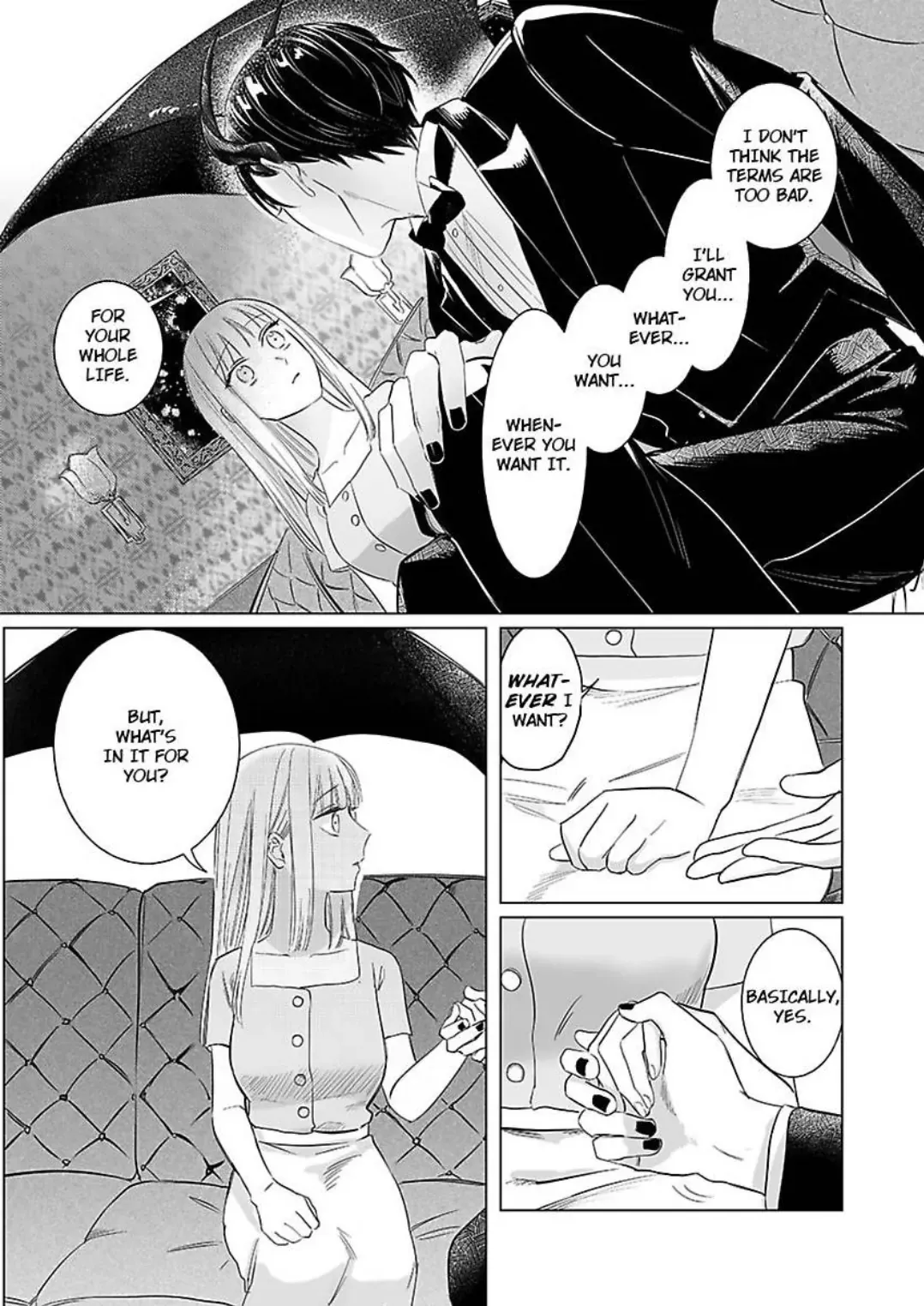 Miwaku no Shinshihamasa ni Akuma Donzoko OL ha Suitosekkusu de Torokasareru Chapter 2 page 12 - 