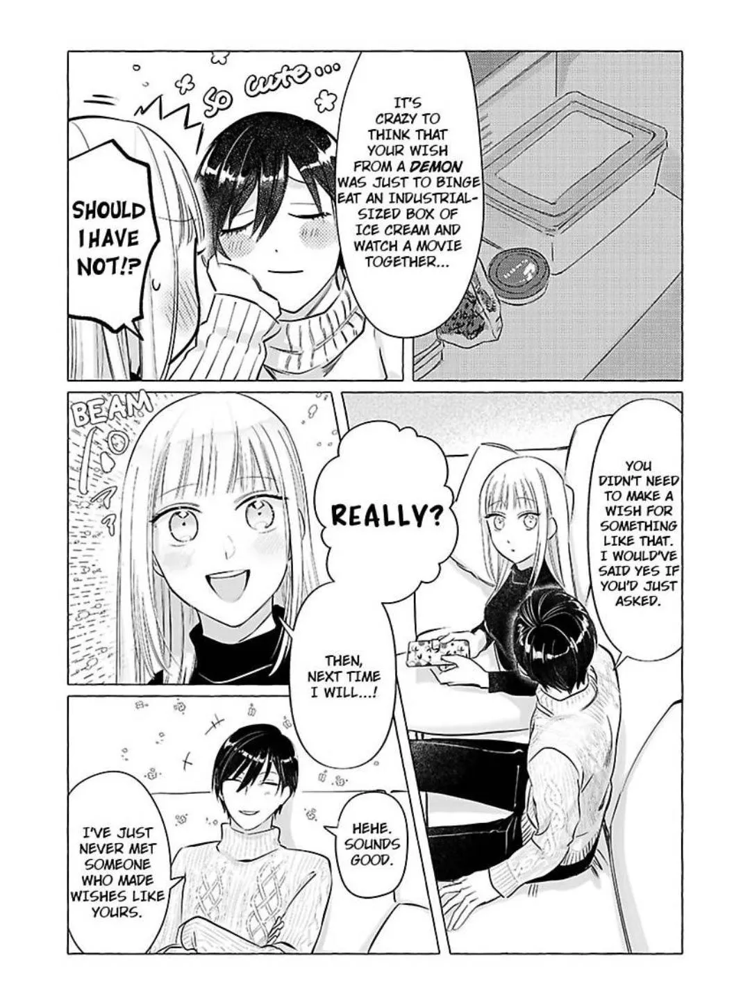 Miwaku no Shinshihamasa ni Akuma Donzoko OL ha Suitosekkusu de Torokasareru Chapter 4 page 5 - 
