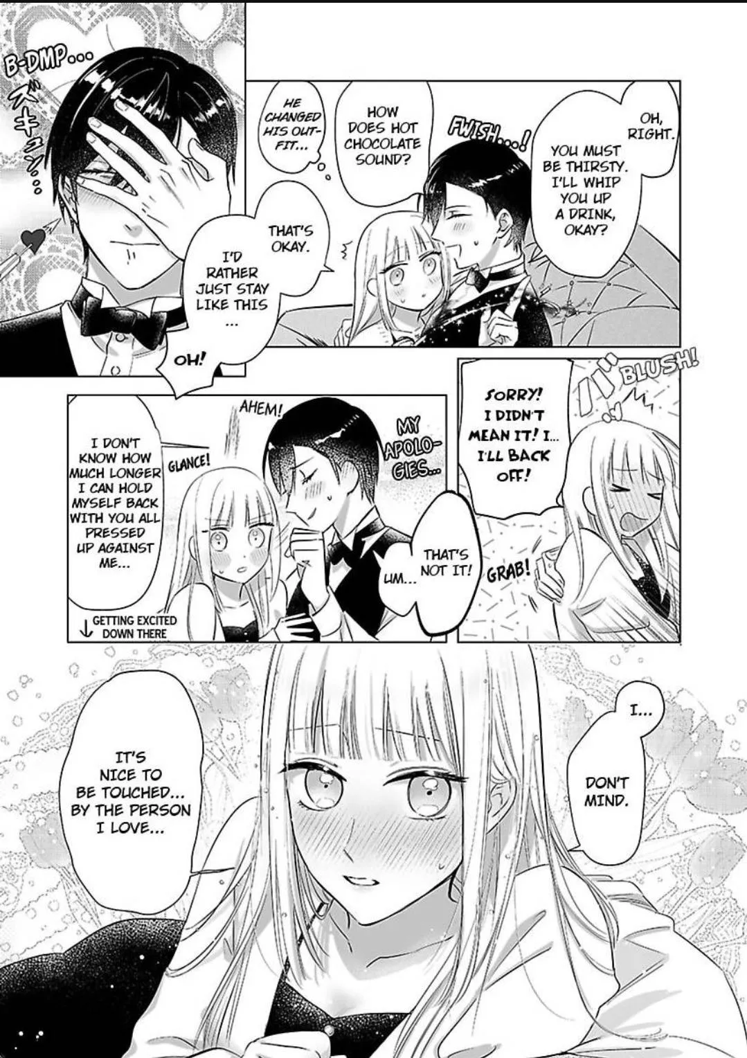 Miwaku no Shinshihamasa ni Akuma Donzoko OL ha Suitosekkusu de Torokasareru Chapter 6 page 12 - 
