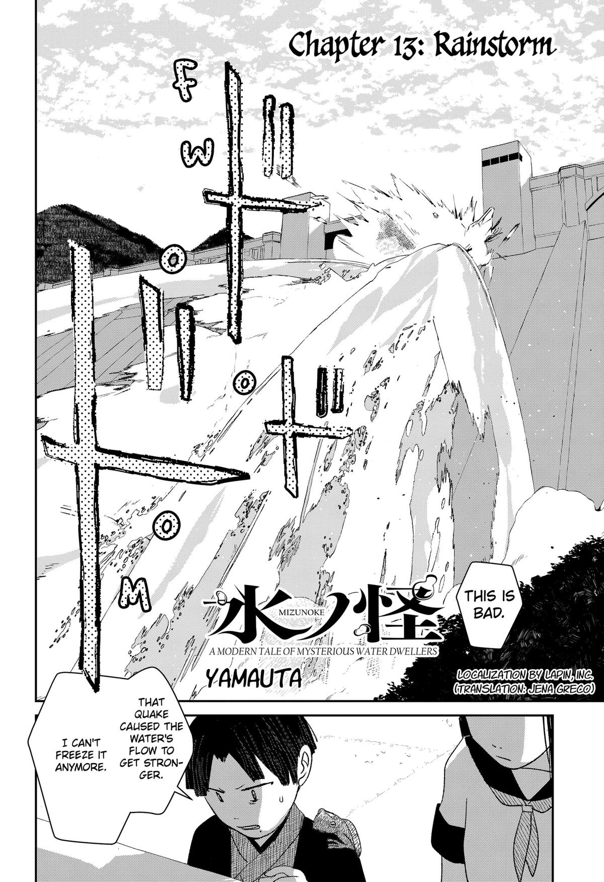 Mizunoke: A Modern Tale of Mysterious Water Dwellers Chapter 13 page 2 - 