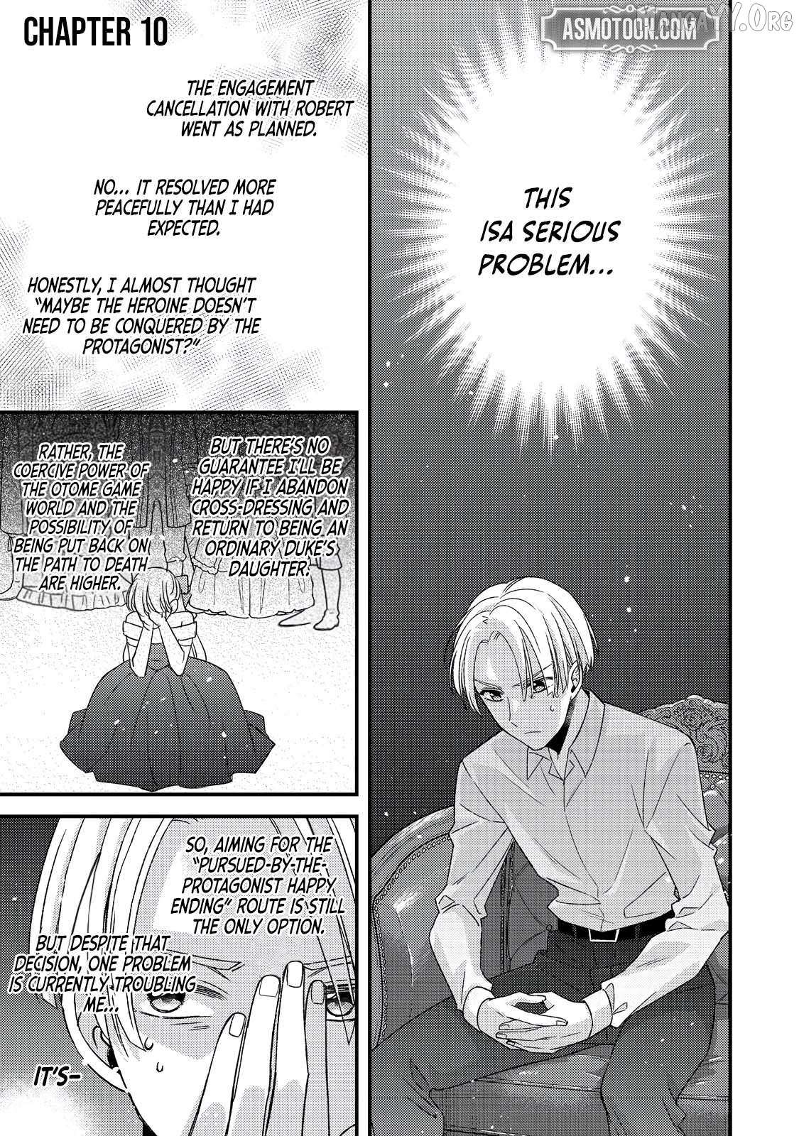 Mob Douzen No Akuyaku Reijou Wa Dansou Shite Kouryaku Taishou No Za O Nerau Chapter 10.1 page 2 - 