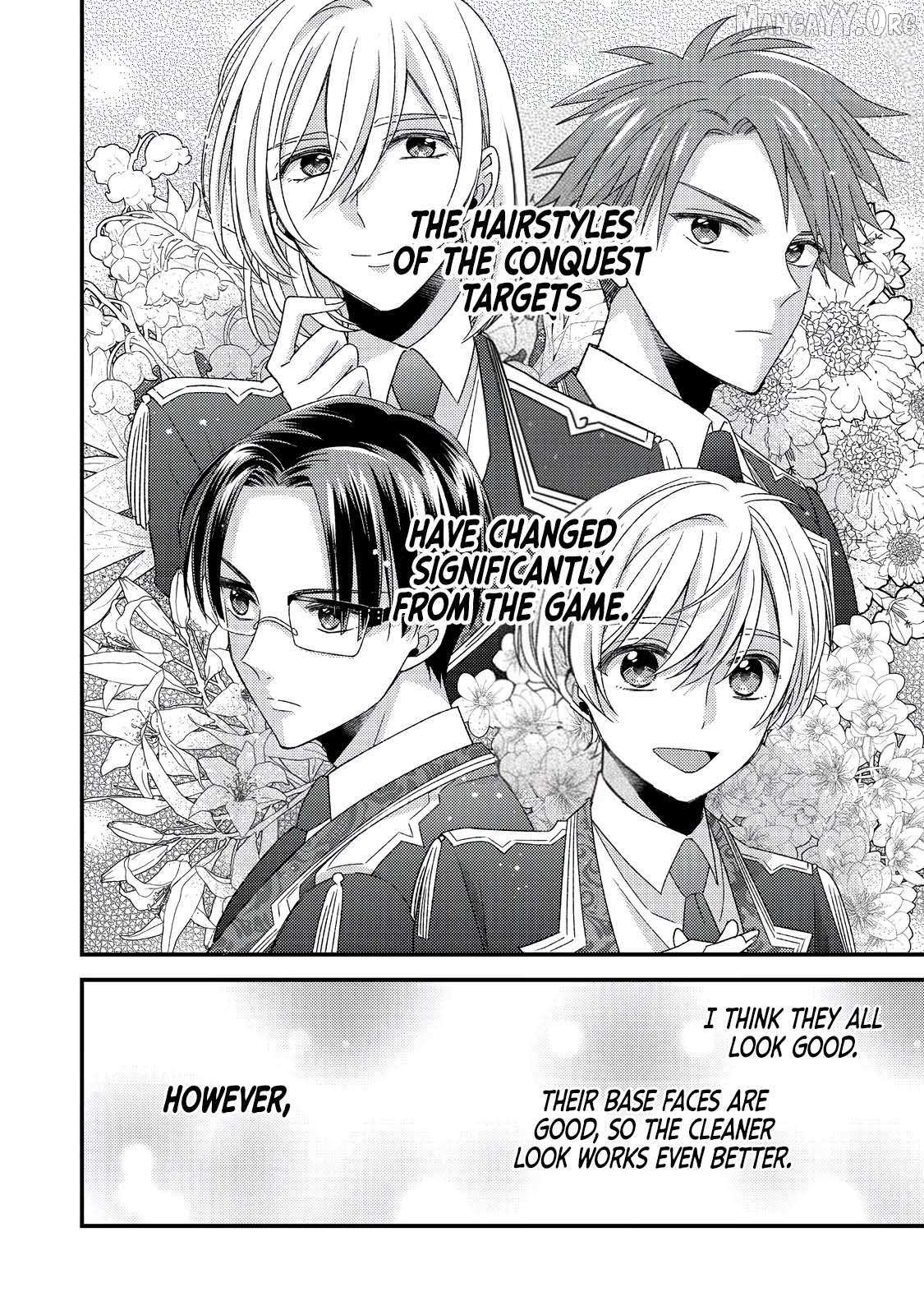 Mob Douzen No Akuyaku Reijou Wa Dansou Shite Kouryaku Taishou No Za O Nerau Chapter 10.1 page 3 - 