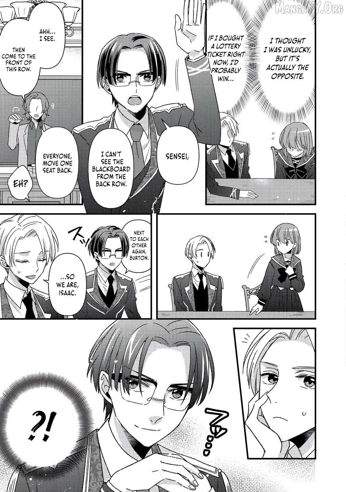 Mob Douzen No Akuyaku Reijou Wa Dansou Shite Kouryaku Taishou No Za O Nerau Chapter 10.2 page 13 - 