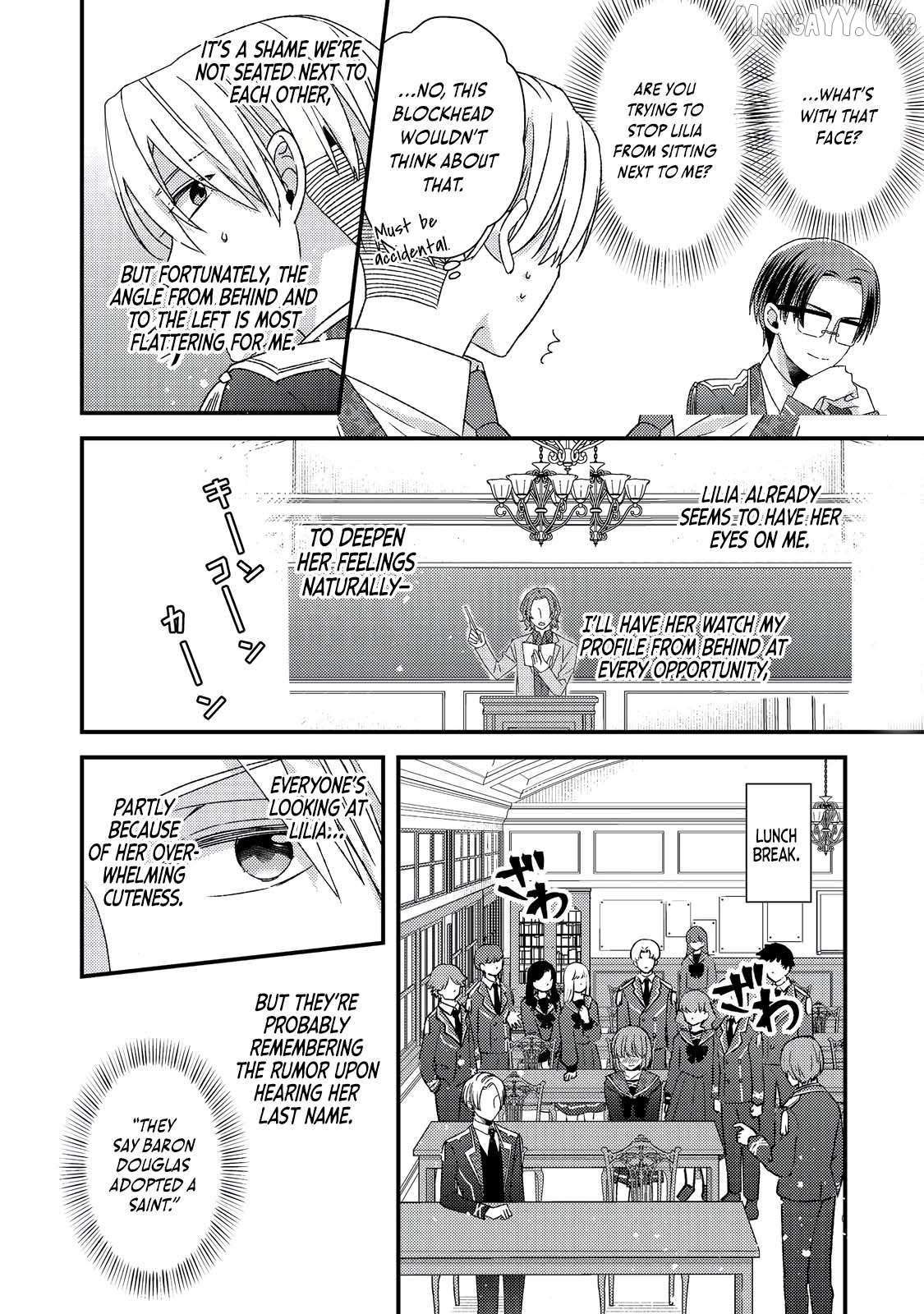 Mob Douzen No Akuyaku Reijou Wa Dansou Shite Kouryaku Taishou No Za O Nerau Chapter 10.2 page 14 - 