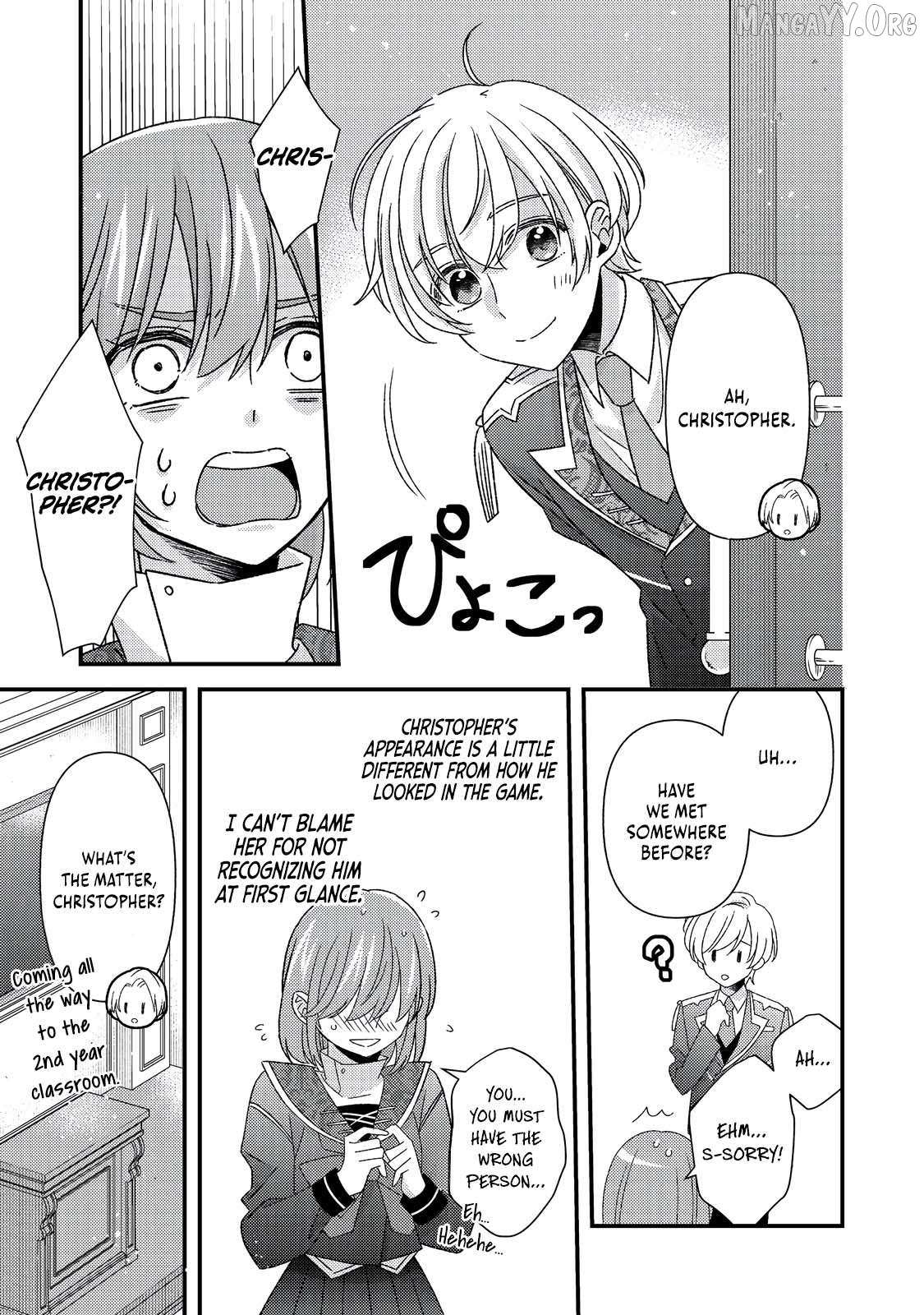 Mob Douzen No Akuyaku Reijou Wa Dansou Shite Kouryaku Taishou No Za O Nerau Chapter 10.2 page 17 - 