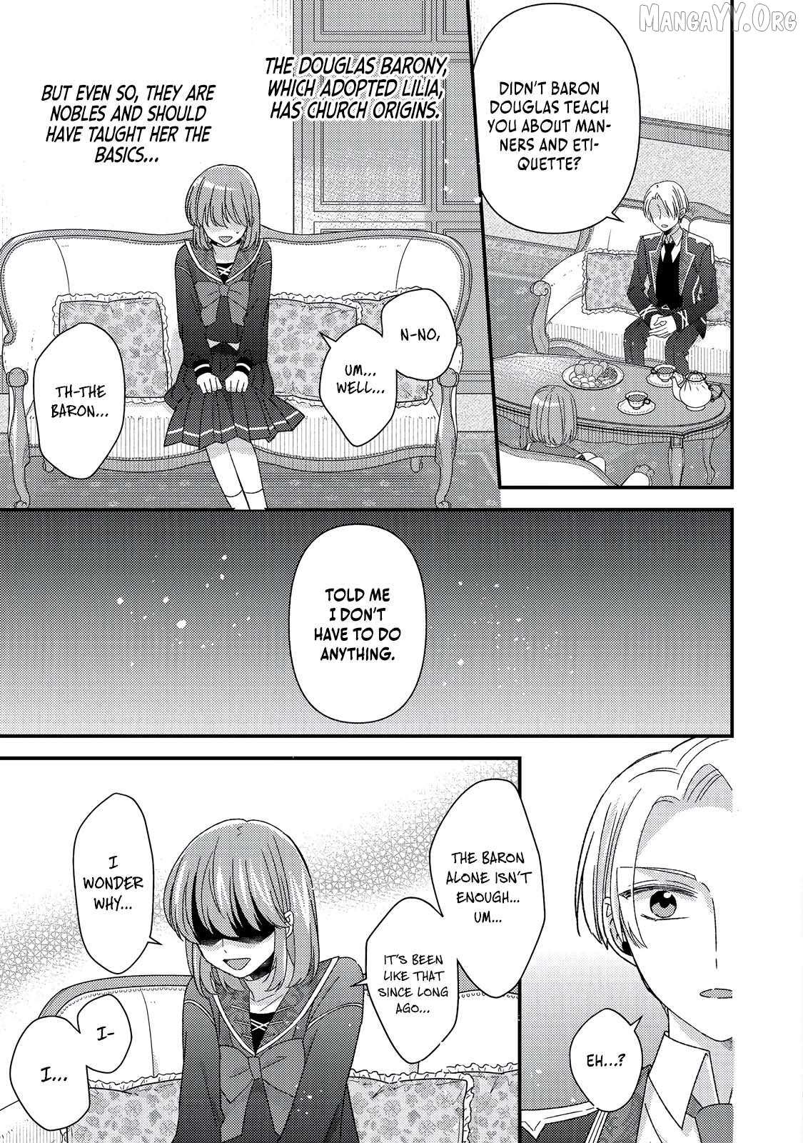 Mob Douzen No Akuyaku Reijou Wa Dansou Shite Kouryaku Taishou No Za O Nerau Chapter 11.1 page 4 - 