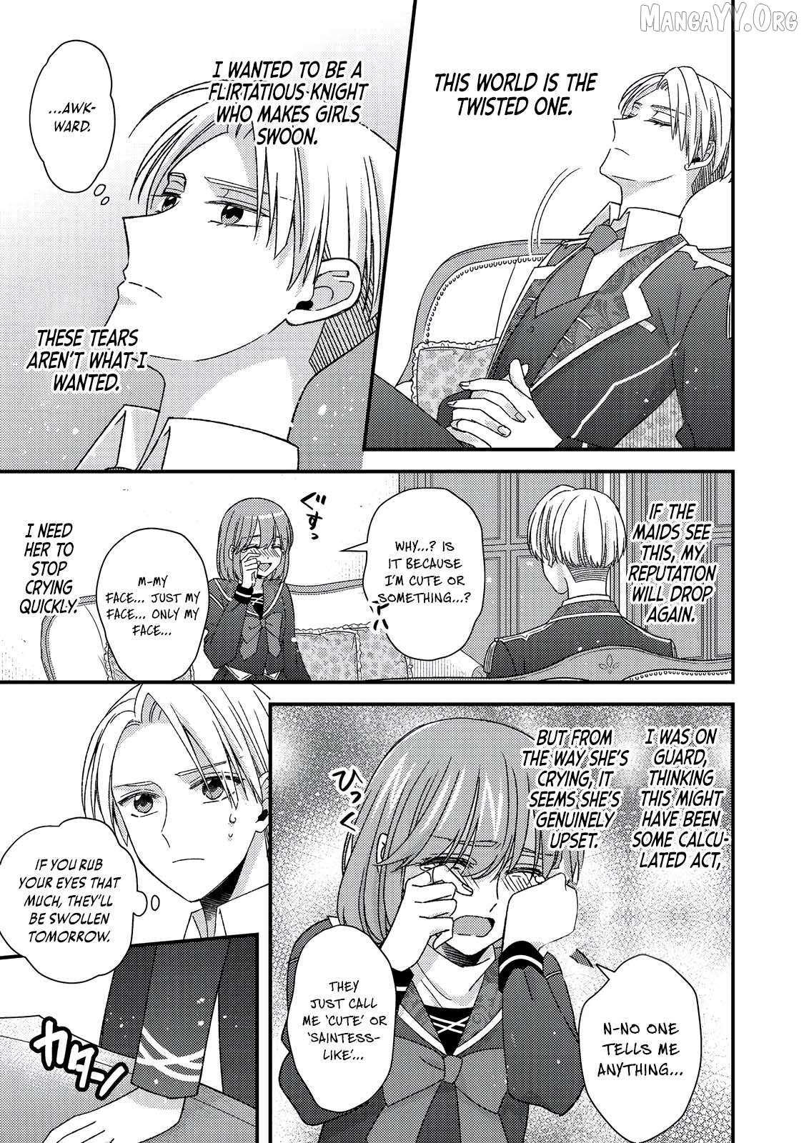 Mob Douzen No Akuyaku Reijou Wa Dansou Shite Kouryaku Taishou No Za O Nerau Chapter 11.1 page 8 - 