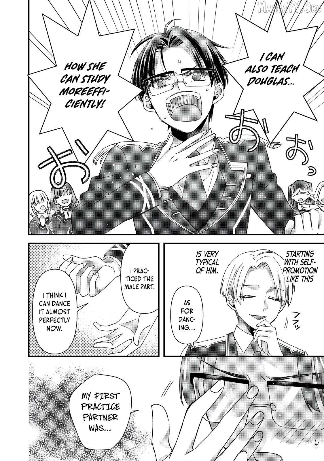 Mob Douzen No Akuyaku Reijou Wa Dansou Shite Kouryaku Taishou No Za O Nerau Chapter 11.2 page 14 - 