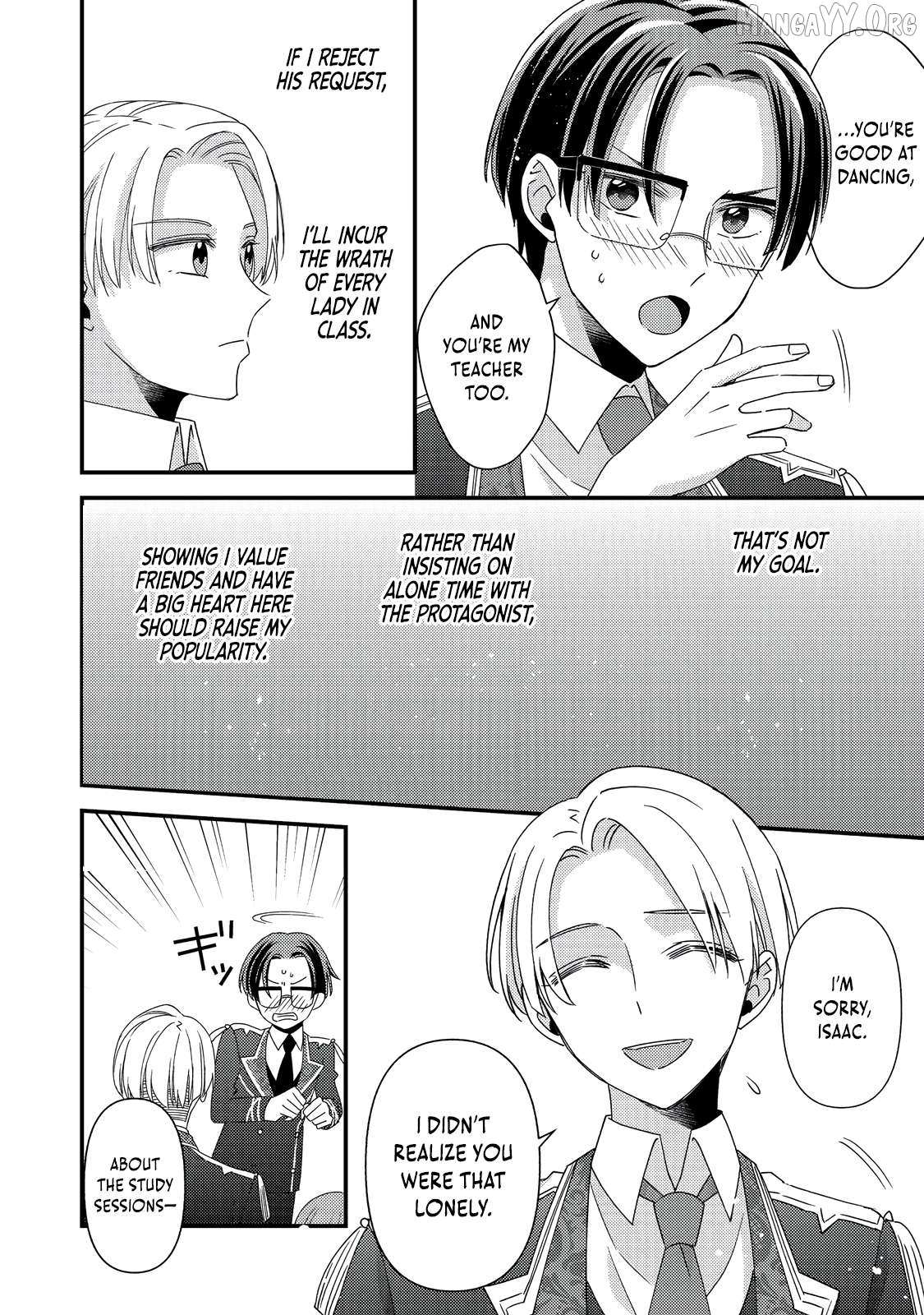 Mob Douzen No Akuyaku Reijou Wa Dansou Shite Kouryaku Taishou No Za O Nerau Chapter 11.2 page 16 - 