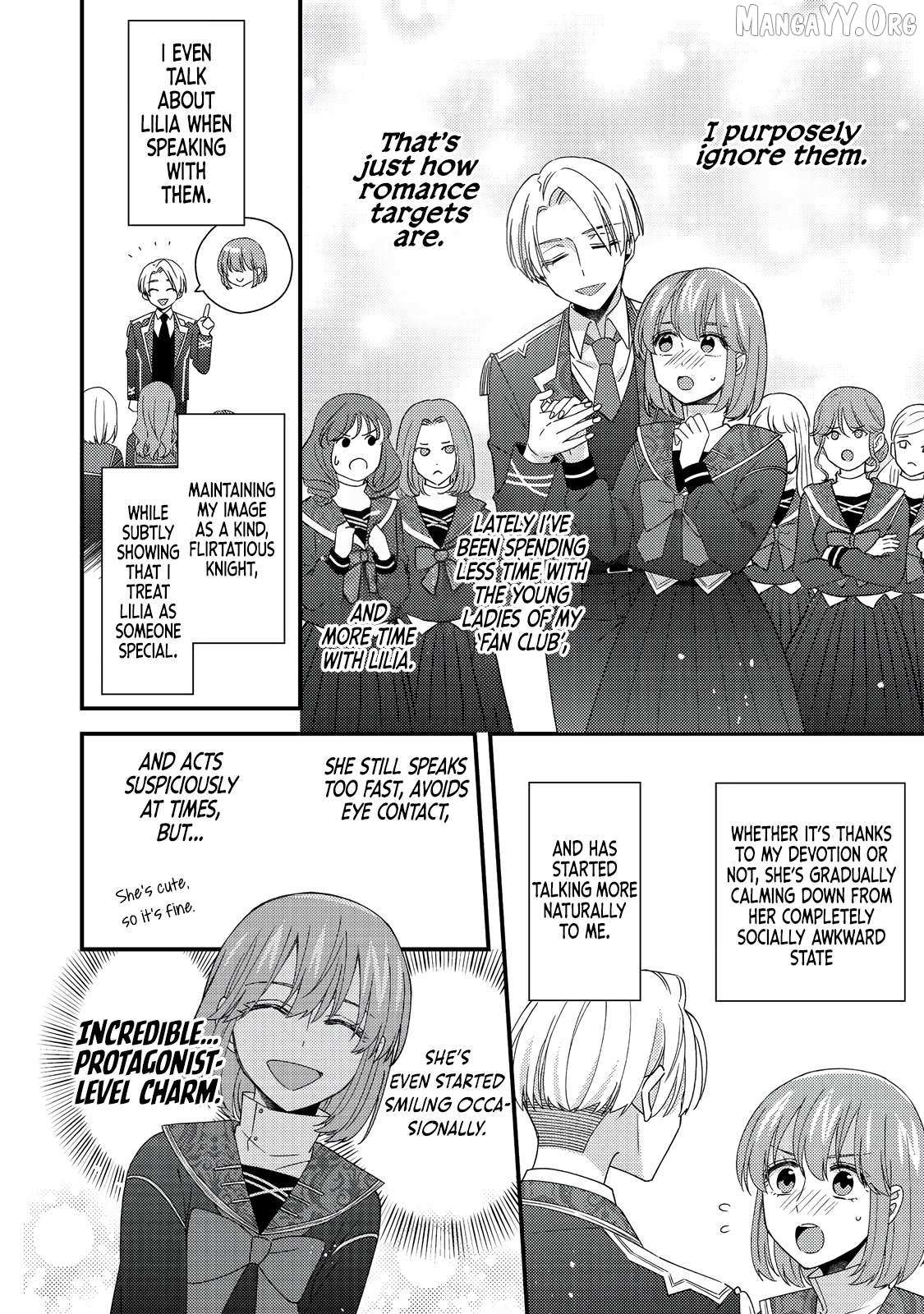 Mob Douzen No Akuyaku Reijou Wa Dansou Shite Kouryaku Taishou No Za O Nerau Chapter 11.2 page 4 - 