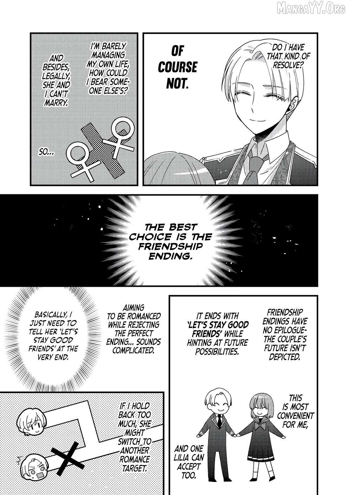 Mob Douzen No Akuyaku Reijou Wa Dansou Shite Kouryaku Taishou No Za O Nerau Chapter 11.2 page 7 - 