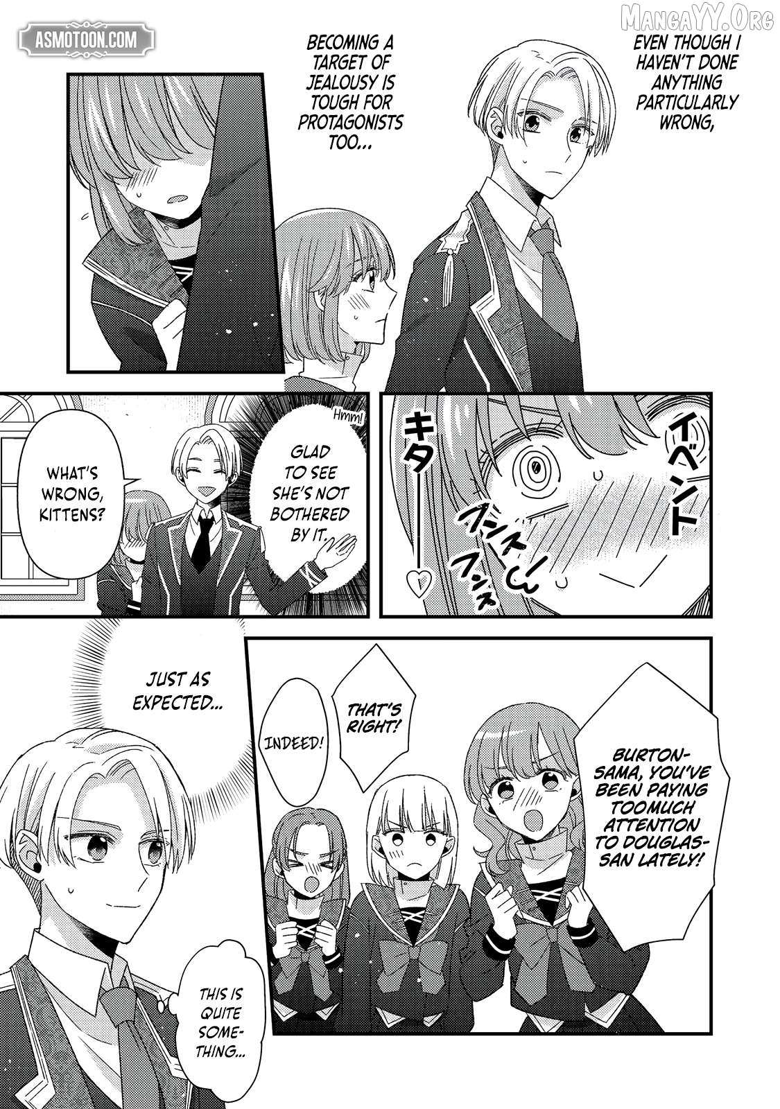 Mob Douzen No Akuyaku Reijou Wa Dansou Shite Kouryaku Taishou No Za O Nerau Chapter 11.2 page 9 - 