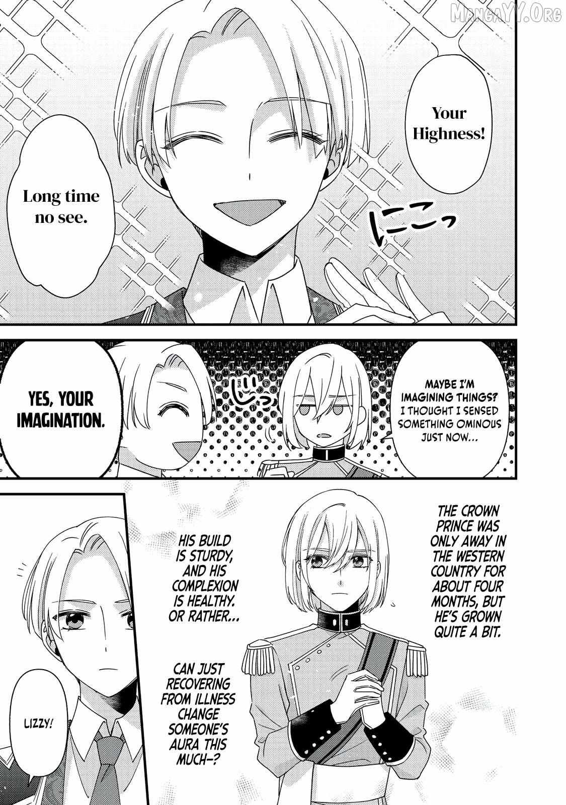 Mob Douzen No Akuyaku Reijou Wa Dansou Shite Kouryaku Taishou No Za O Nerau Chapter 12.1 page 14 - 