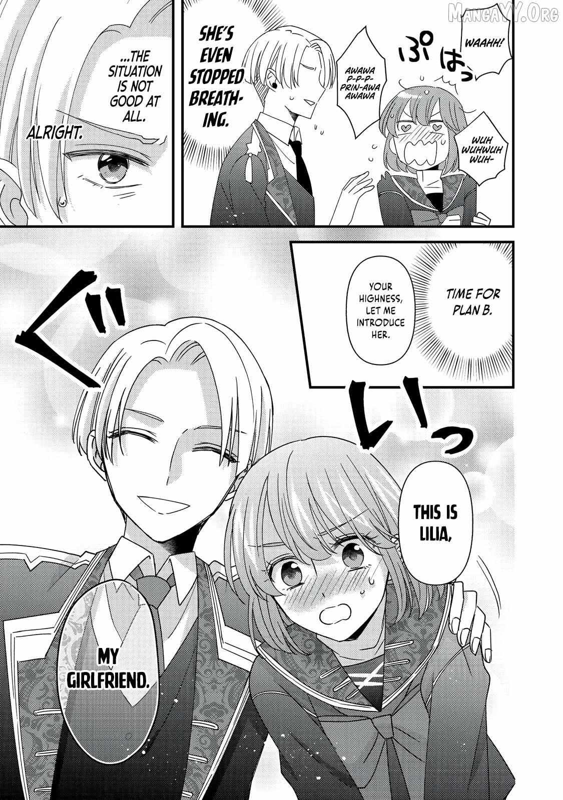 Mob Douzen No Akuyaku Reijou Wa Dansou Shite Kouryaku Taishou No Za O Nerau Chapter 12.1 page 18 - 