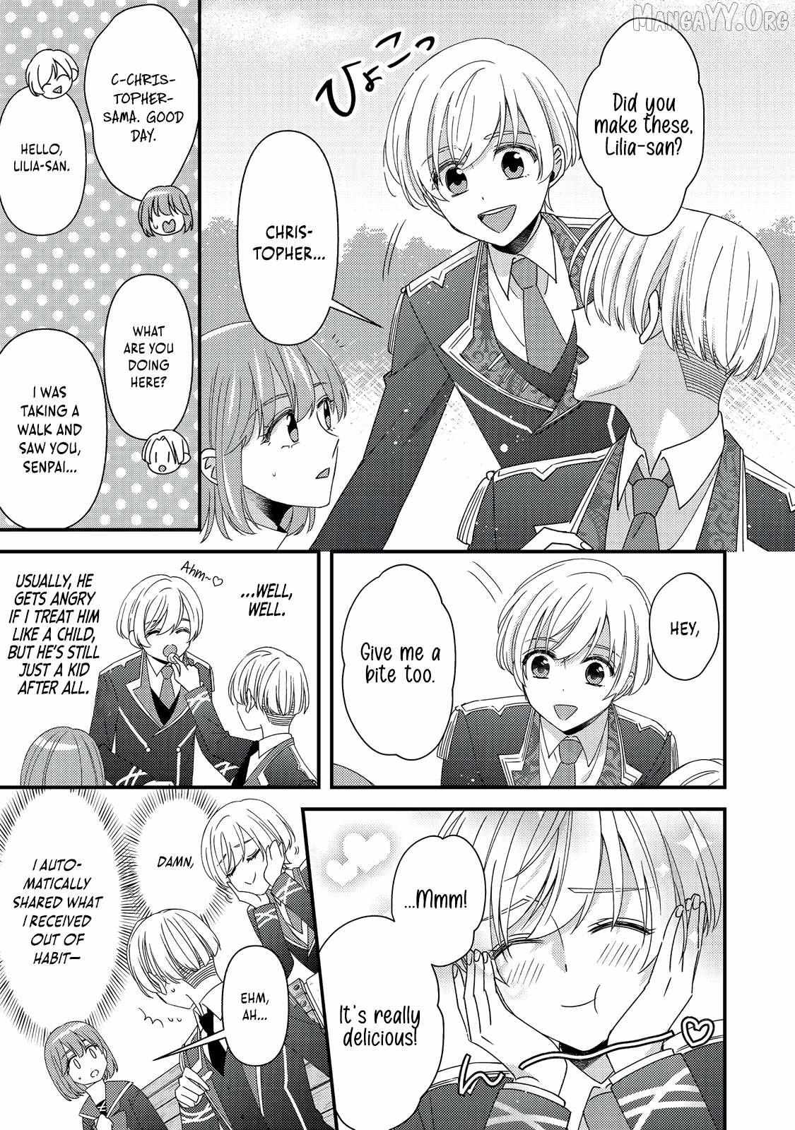 Mob Douzen No Akuyaku Reijou Wa Dansou Shite Kouryaku Taishou No Za O Nerau Chapter 12.1 page 8 - 