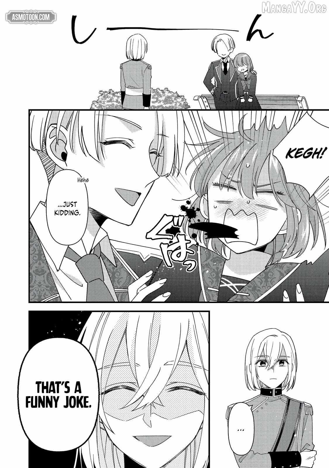 Mob Douzen No Akuyaku Reijou Wa Dansou Shite Kouryaku Taishou No Za O Nerau Chapter 12.2 page 2 - 